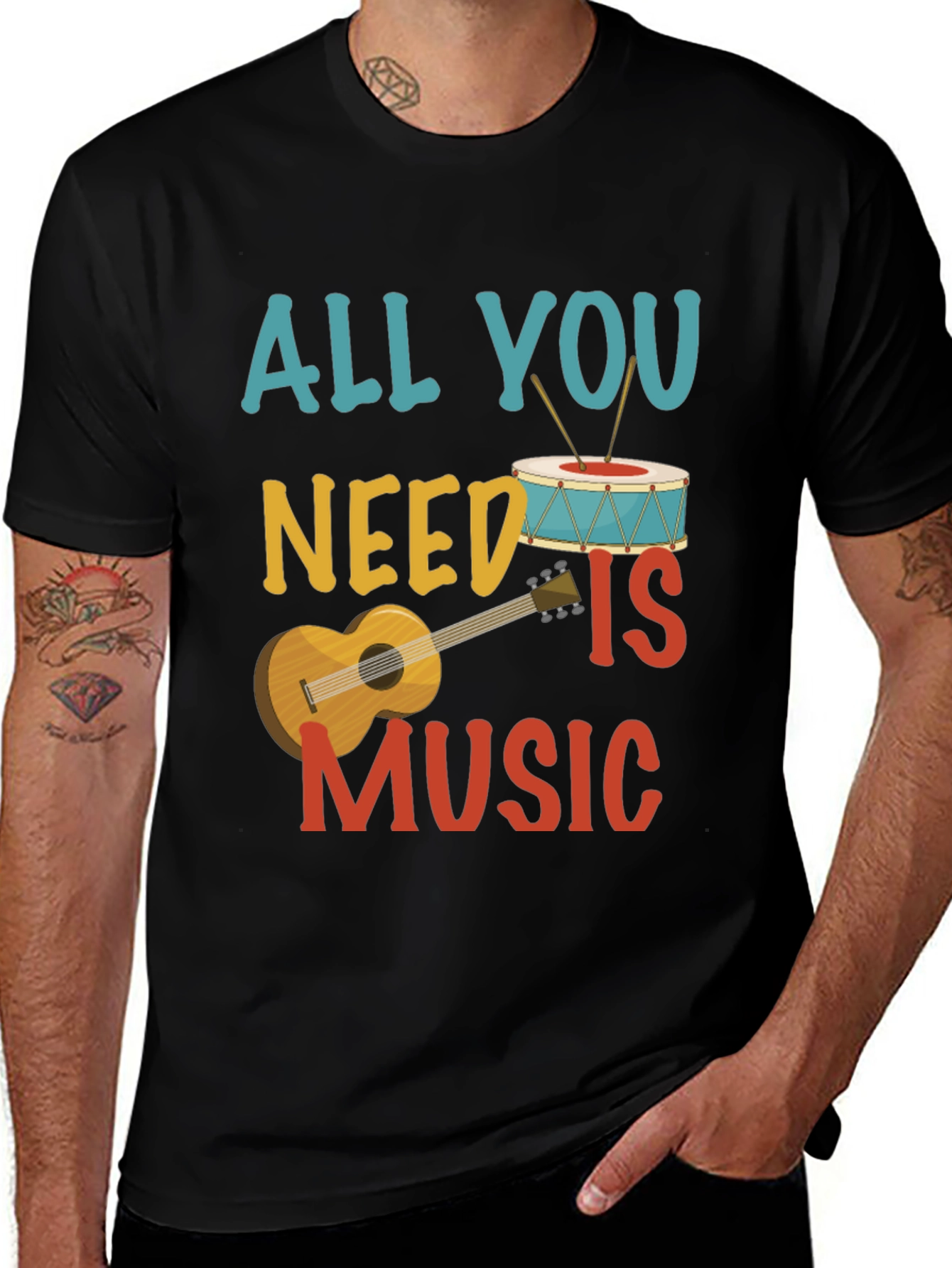 Music Lovers T-Shirt: All You Need Is Music