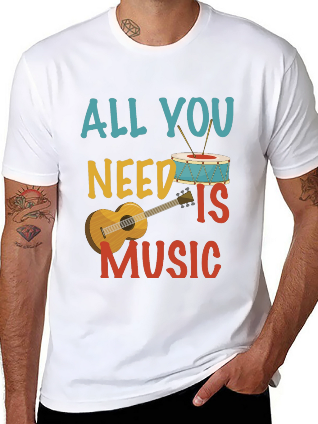 Music Lovers T-Shirt: All You Need Is Music