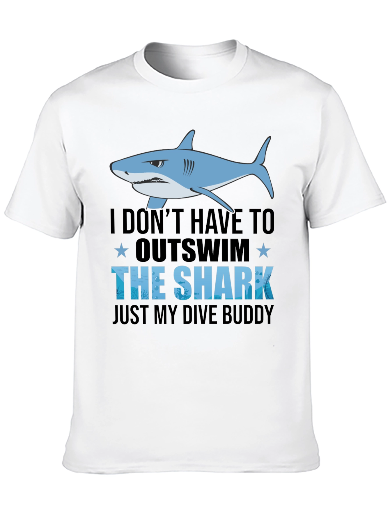 Outswim the Shark Dive Buddy T-Shirt
