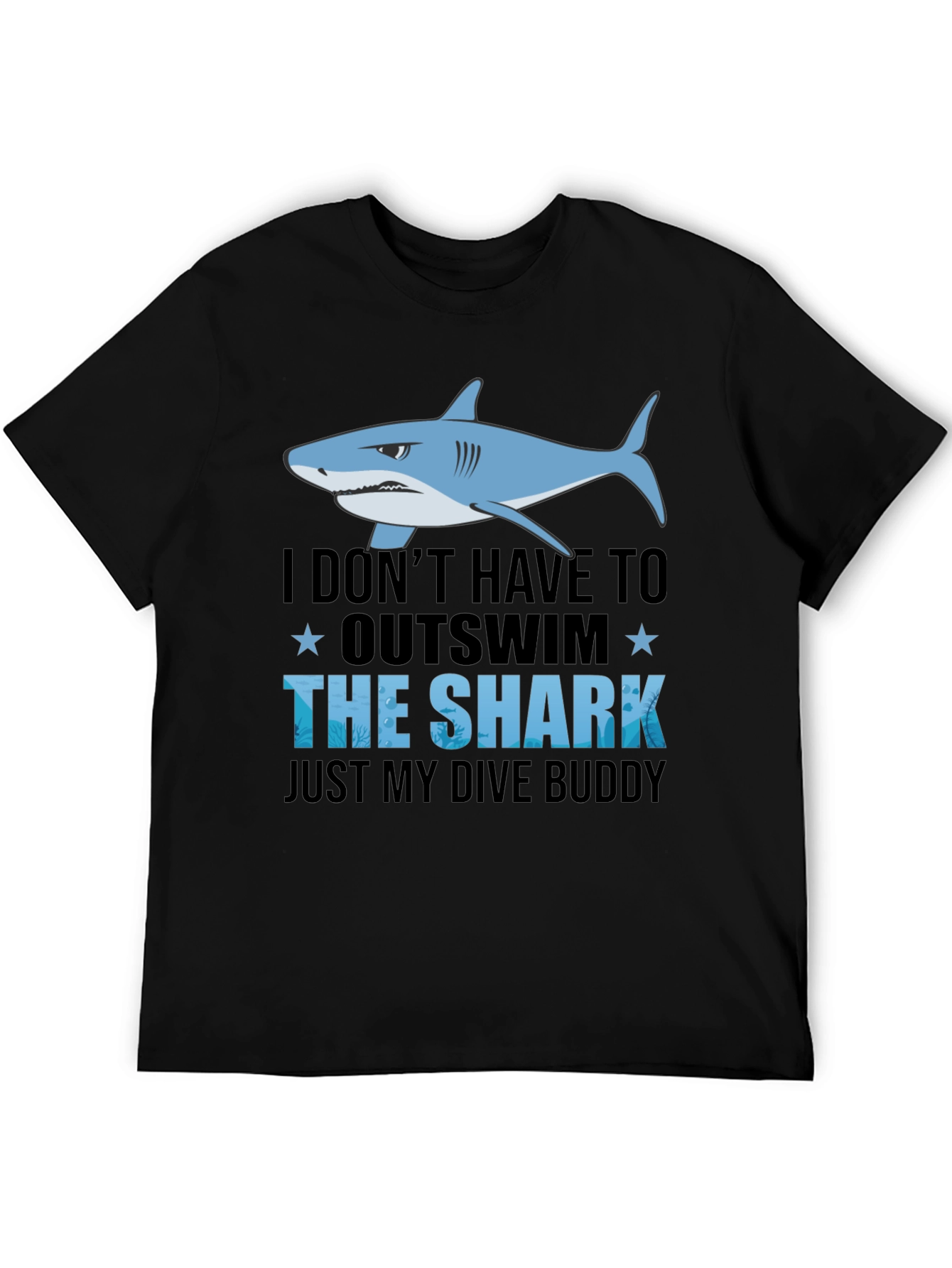 Outswim the Shark Dive Buddy T-Shirt