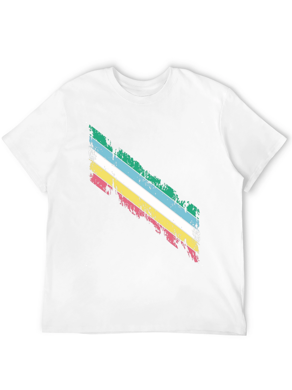 Retro Stripe Black T-Shirt - Casual Style