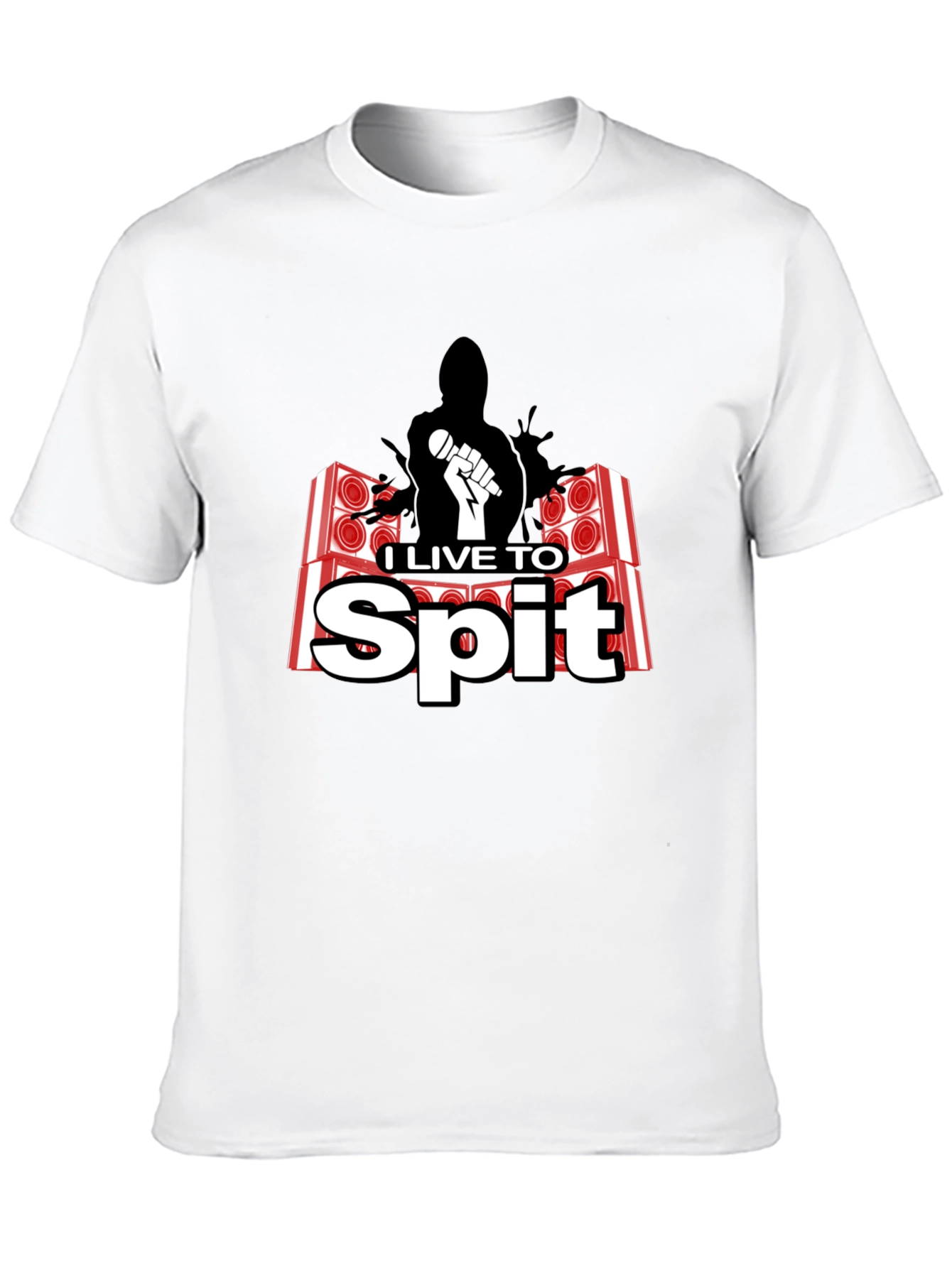 I Live To Spit Graphic T-Shirt