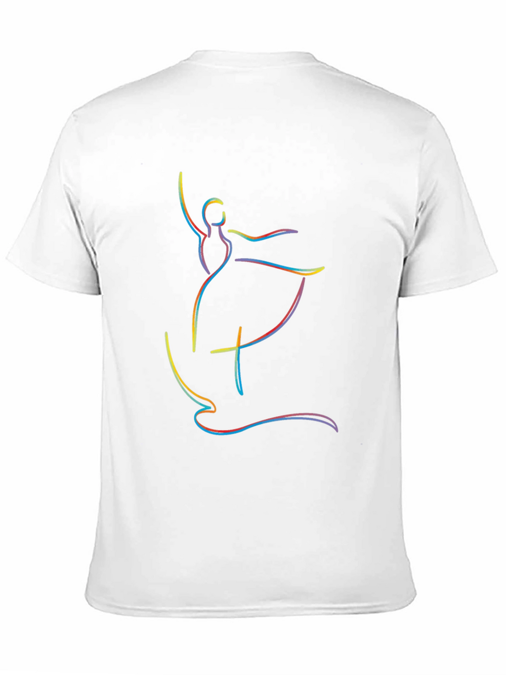 Colorful Ballerina Graphic T-Shirt
