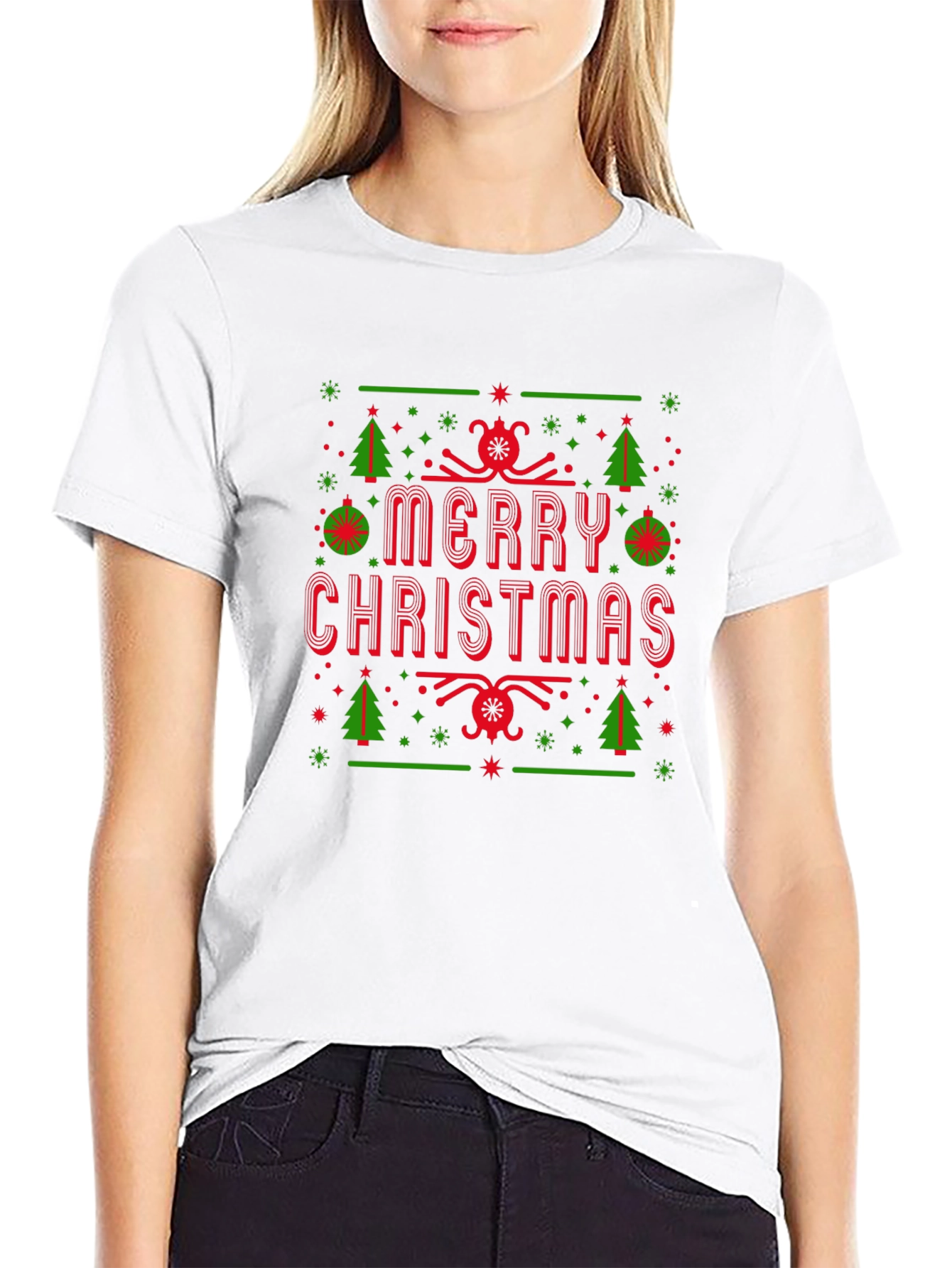 Merry Christmas Holiday Graphic Tee