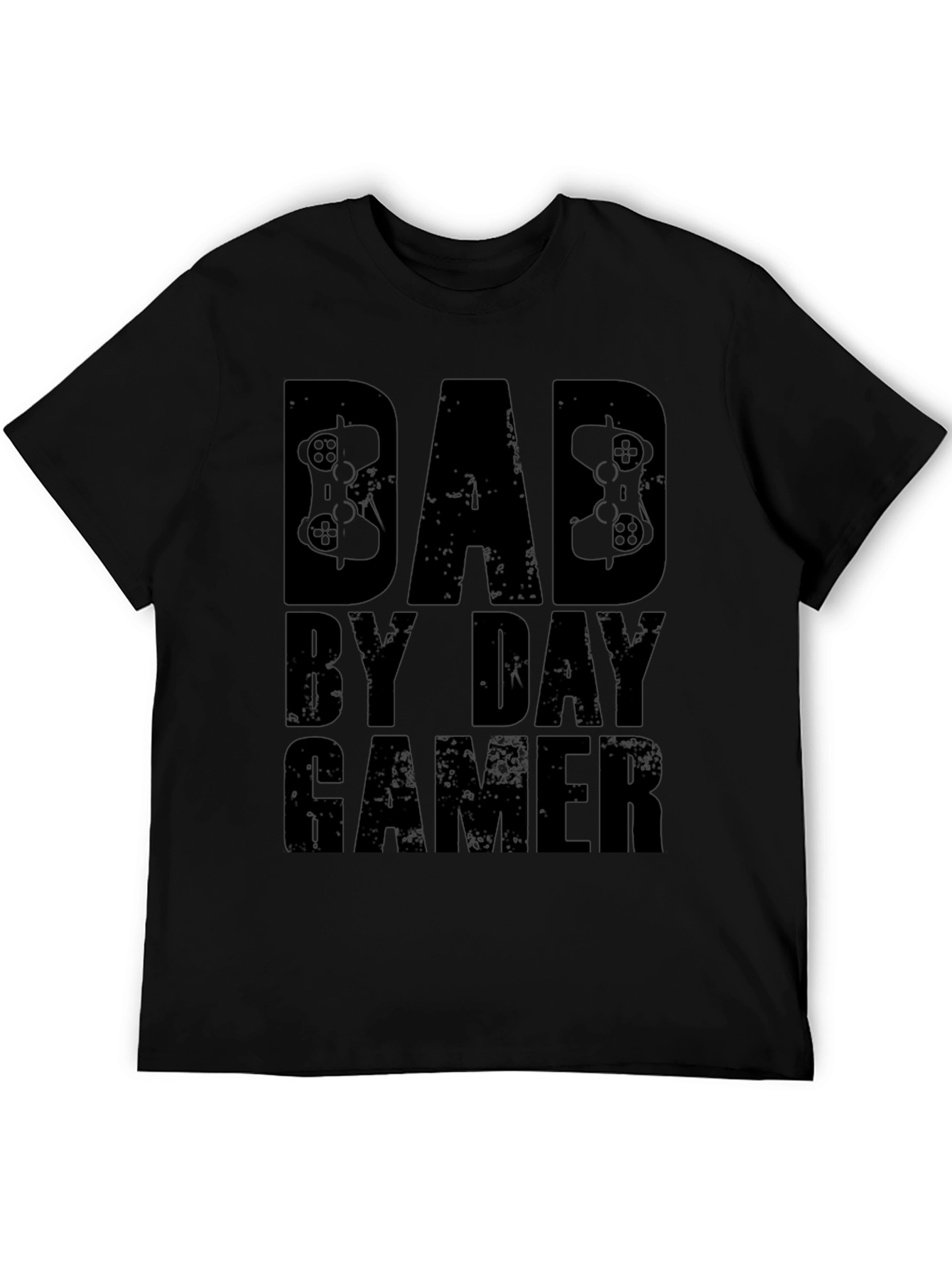 Dad By Day Gamer T-Shirt - Black