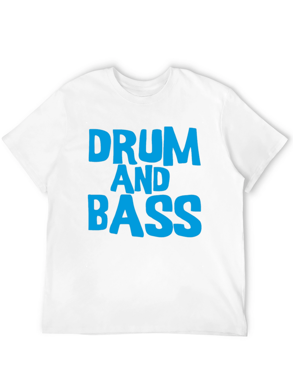 Drum and Bass T-Shirt Black Cotton Music Tee