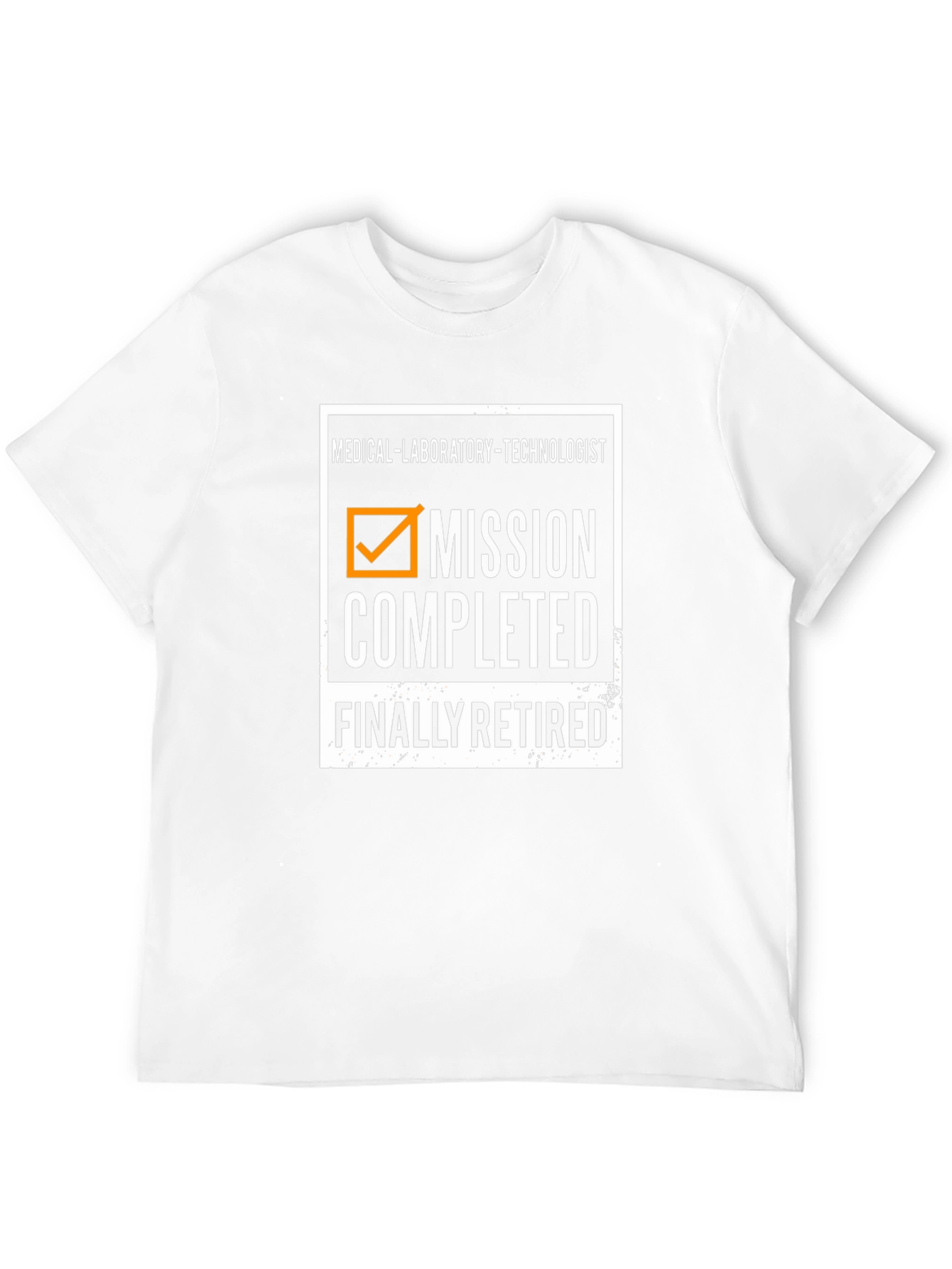 Medical Lab Tech Mission Completed Retired T-Shirt