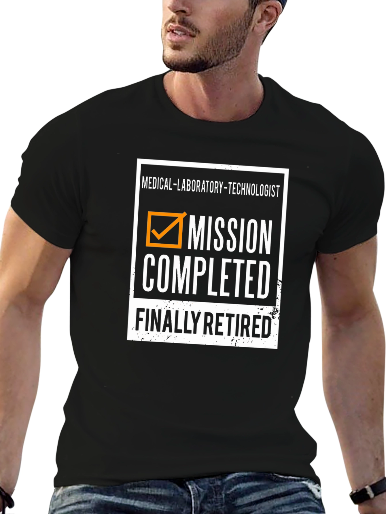 Medical Lab Tech Mission Completed Retired T-Shirt