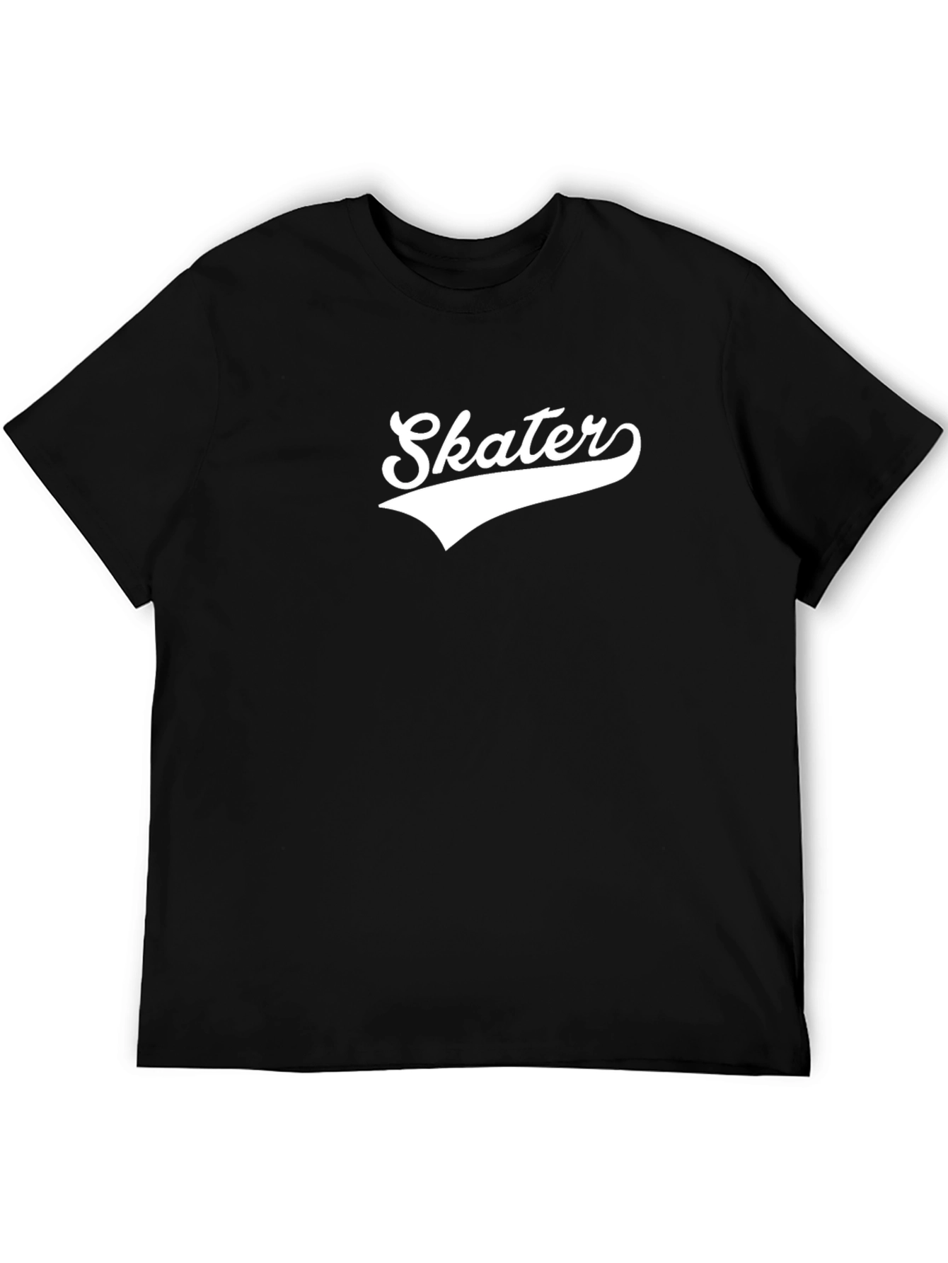 Skater Graphic Tee - Classic Style Black T-Shirt