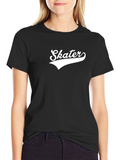 Skater Graphic Tee - Classic Style Black T-Shirt