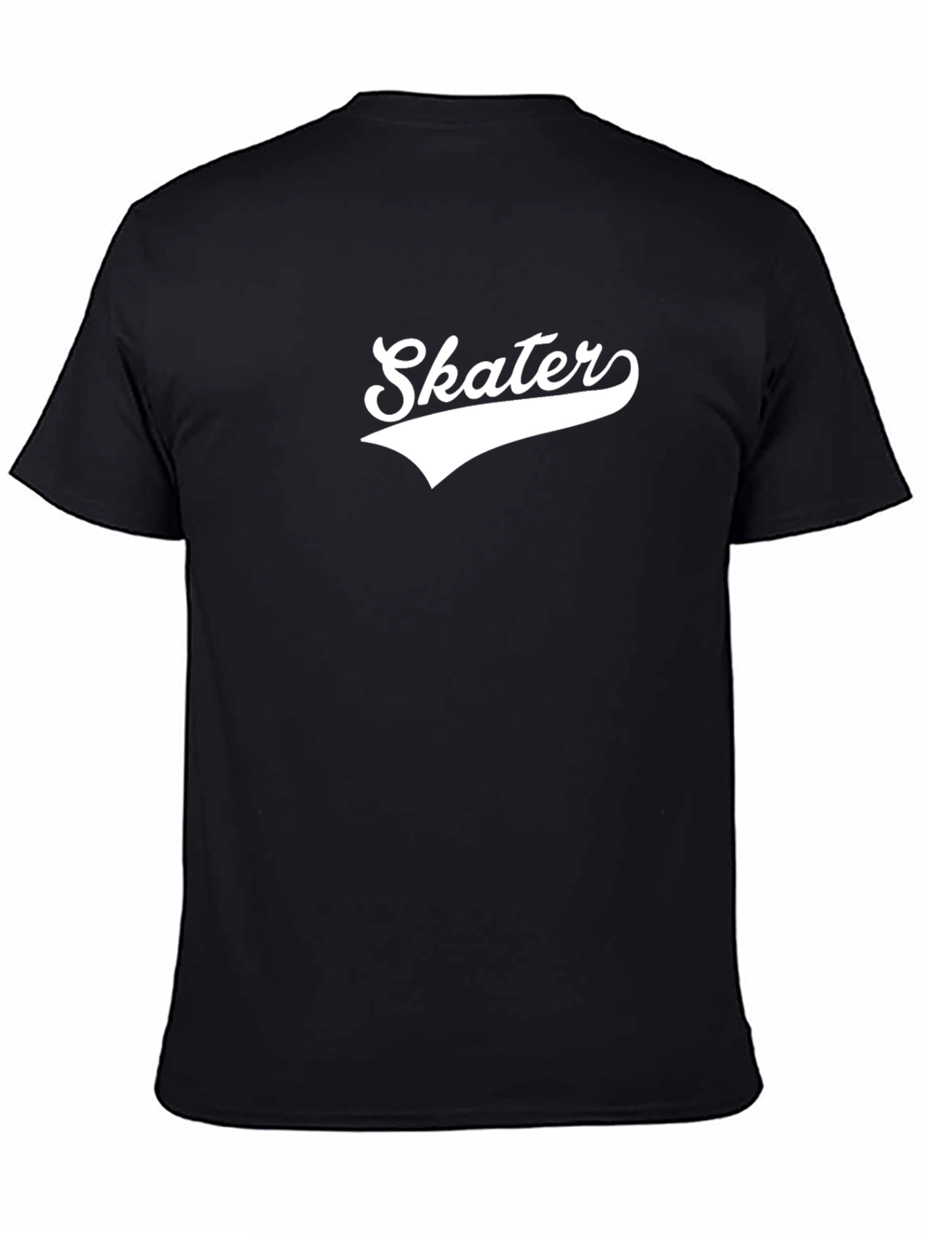 Skater Graphic Tee - Classic Style Black T-Shirt