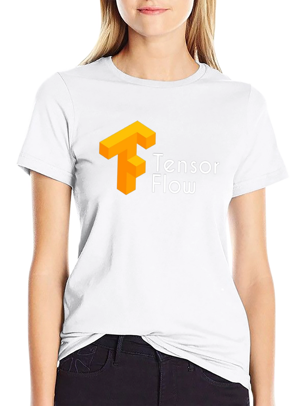 TensorFlow T-Shirt - Black Casual Wear