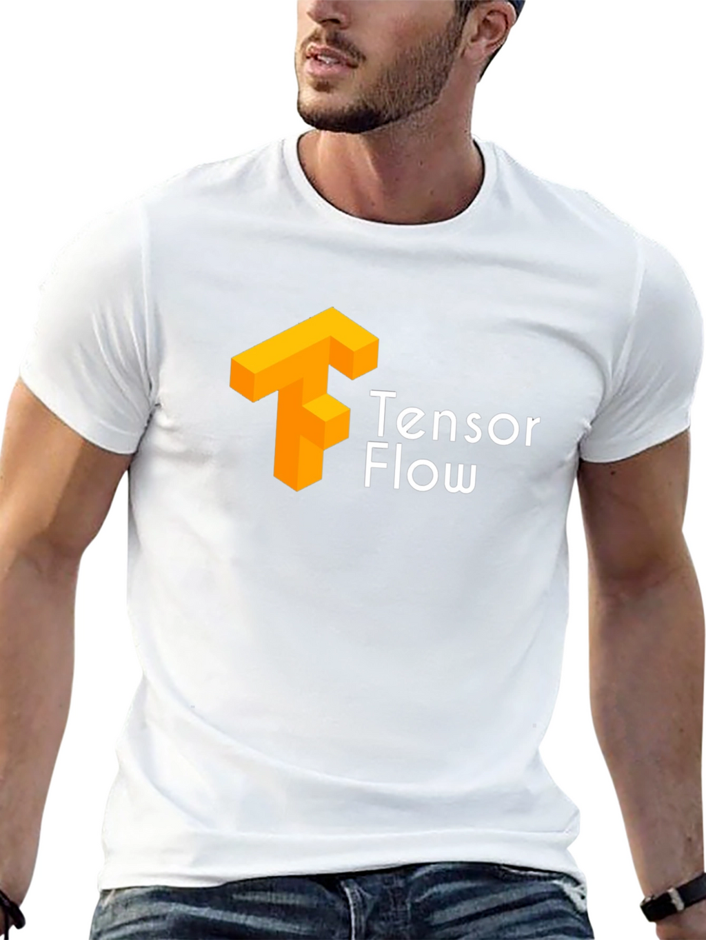 TensorFlow T-Shirt - Black Casual Wear