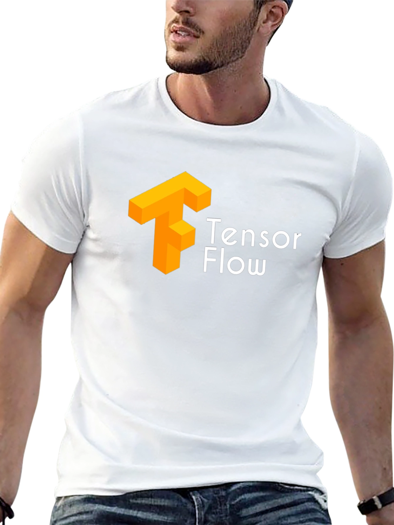 TensorFlow T-Shirt - Black Casual Wear