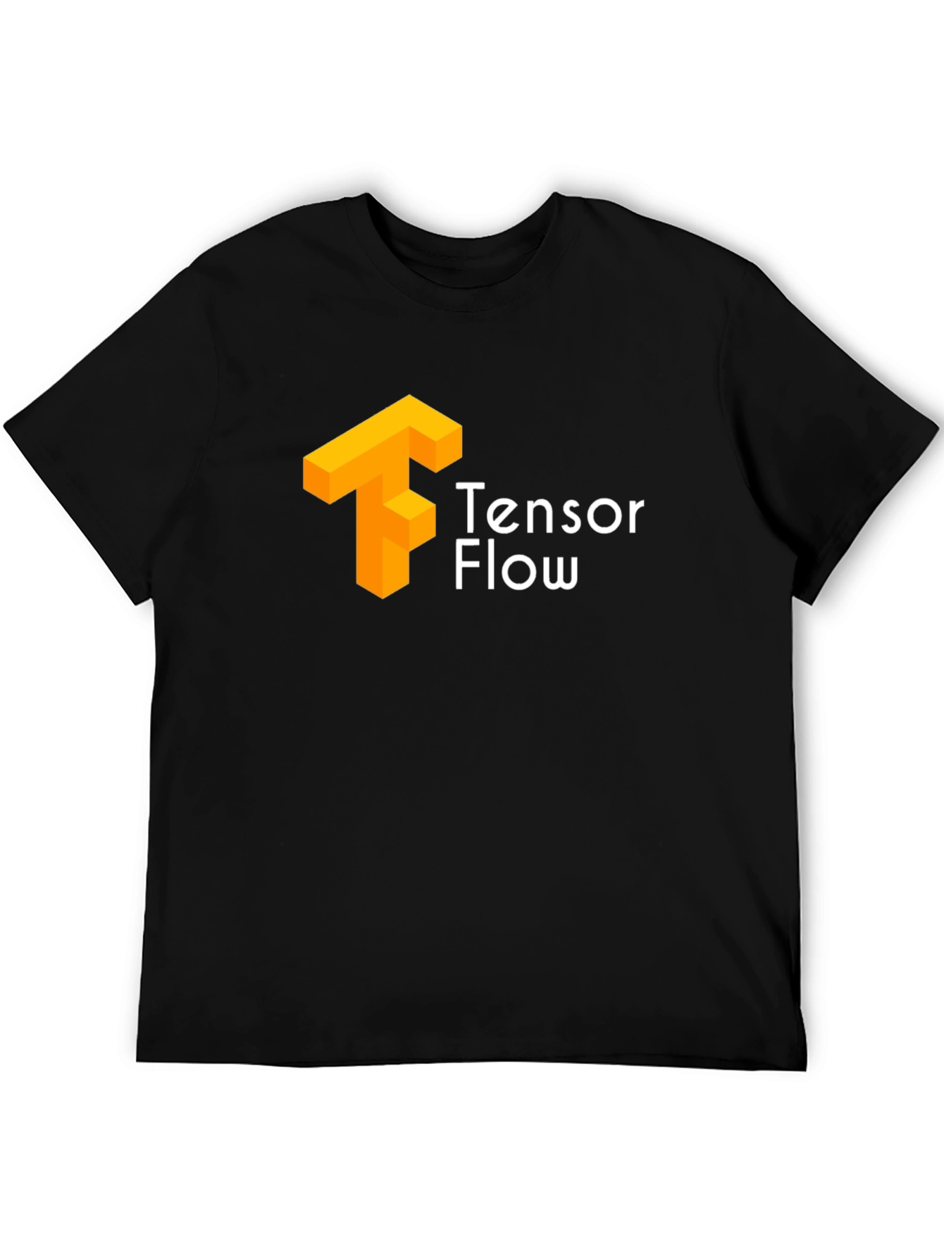 TensorFlow T-Shirt - Black Casual Wear