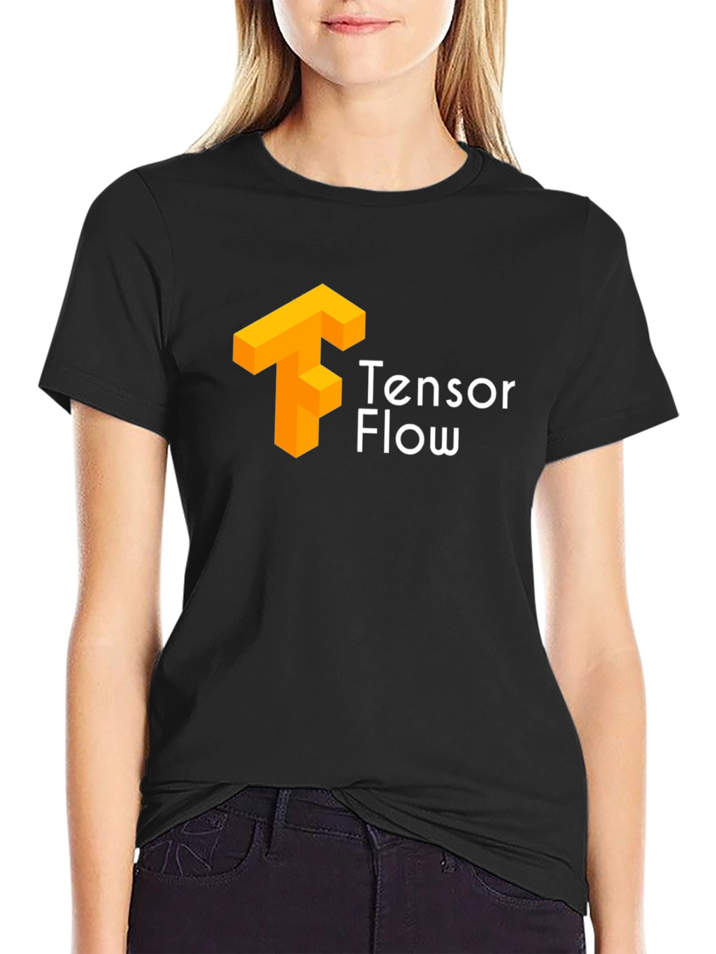 TensorFlow T-Shirt - Black Casual Wear