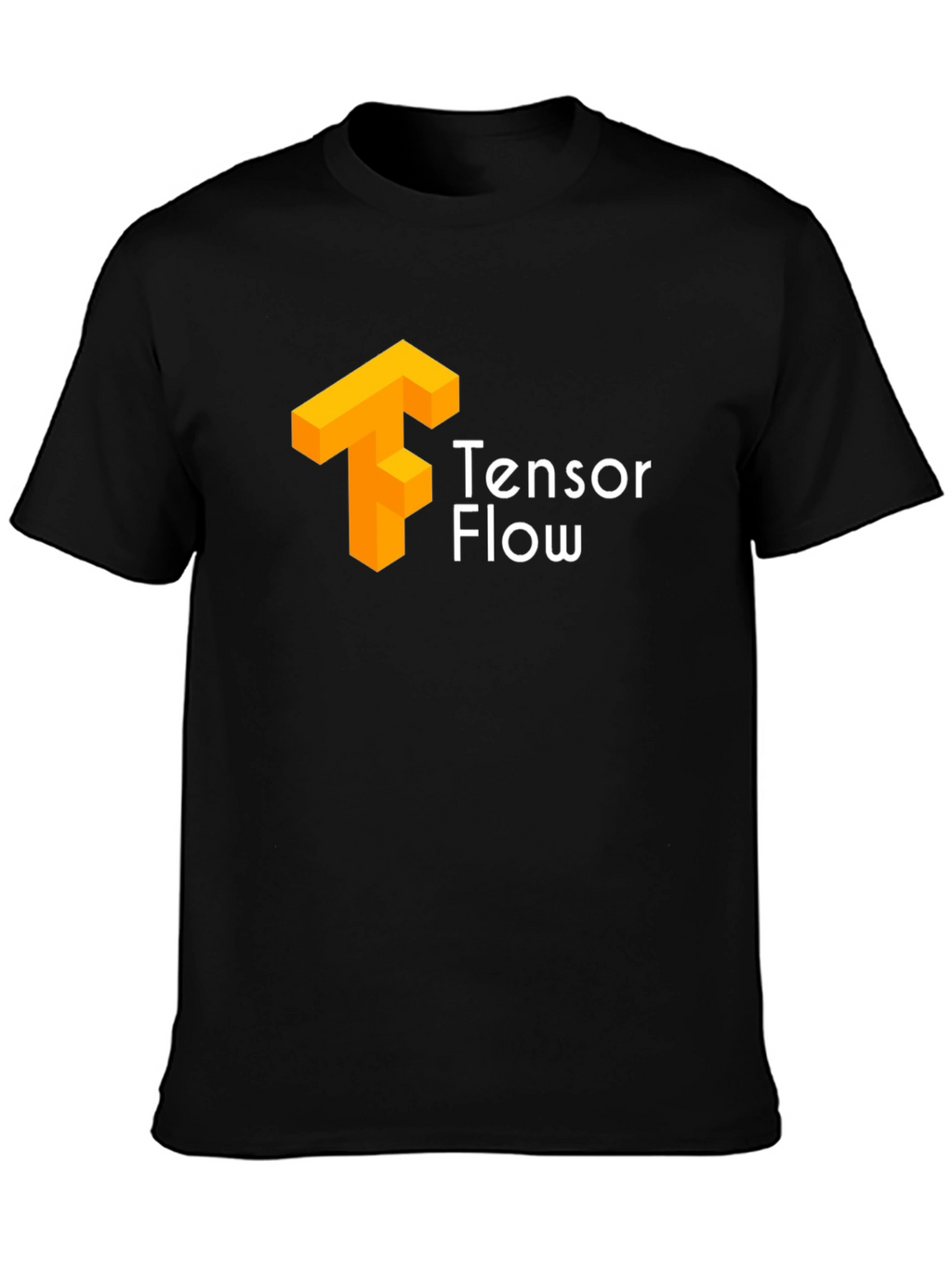 TensorFlow T-Shirt - Black Casual Wear
