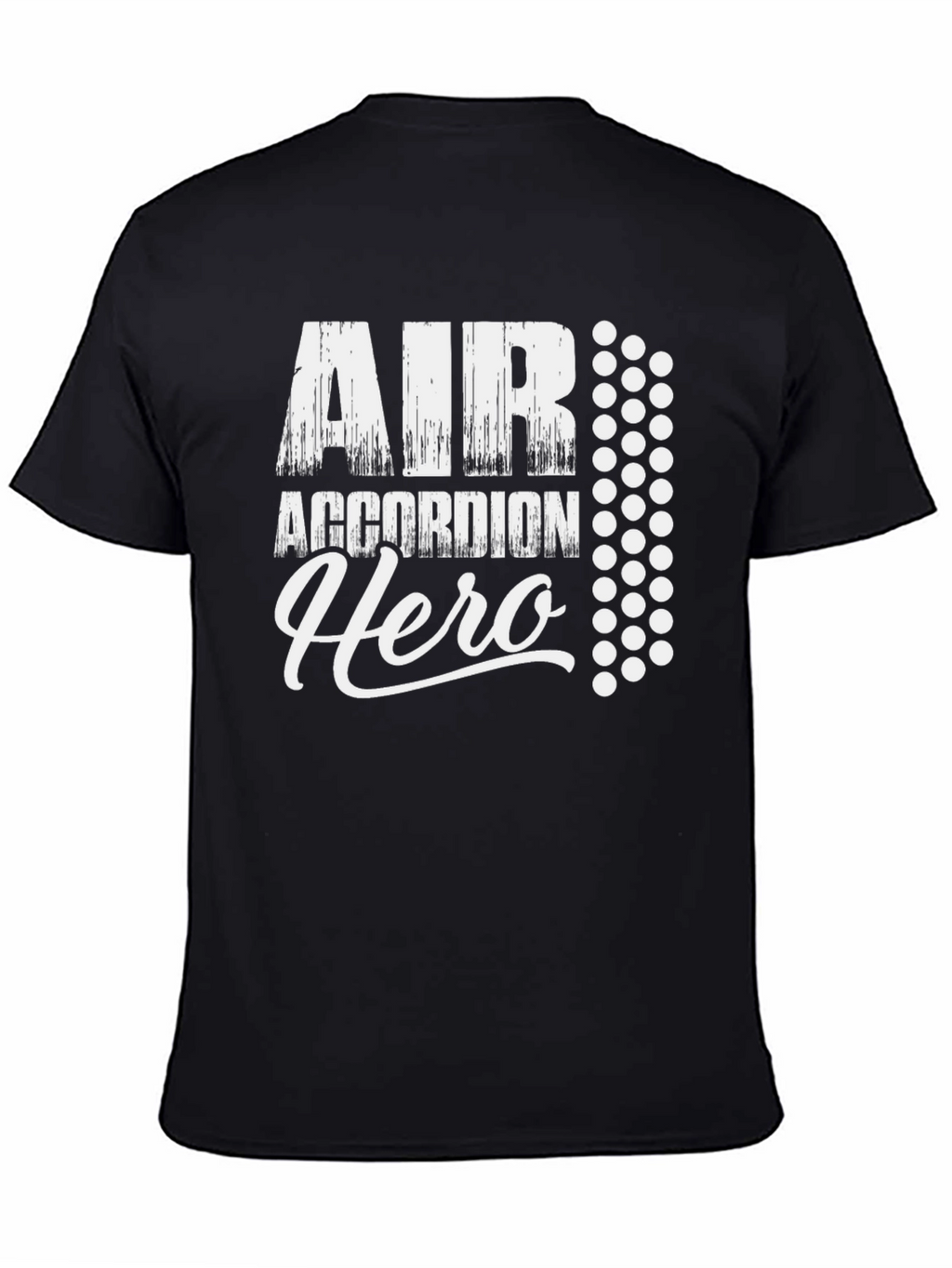 Air Accordion Hero Black T-Shirt