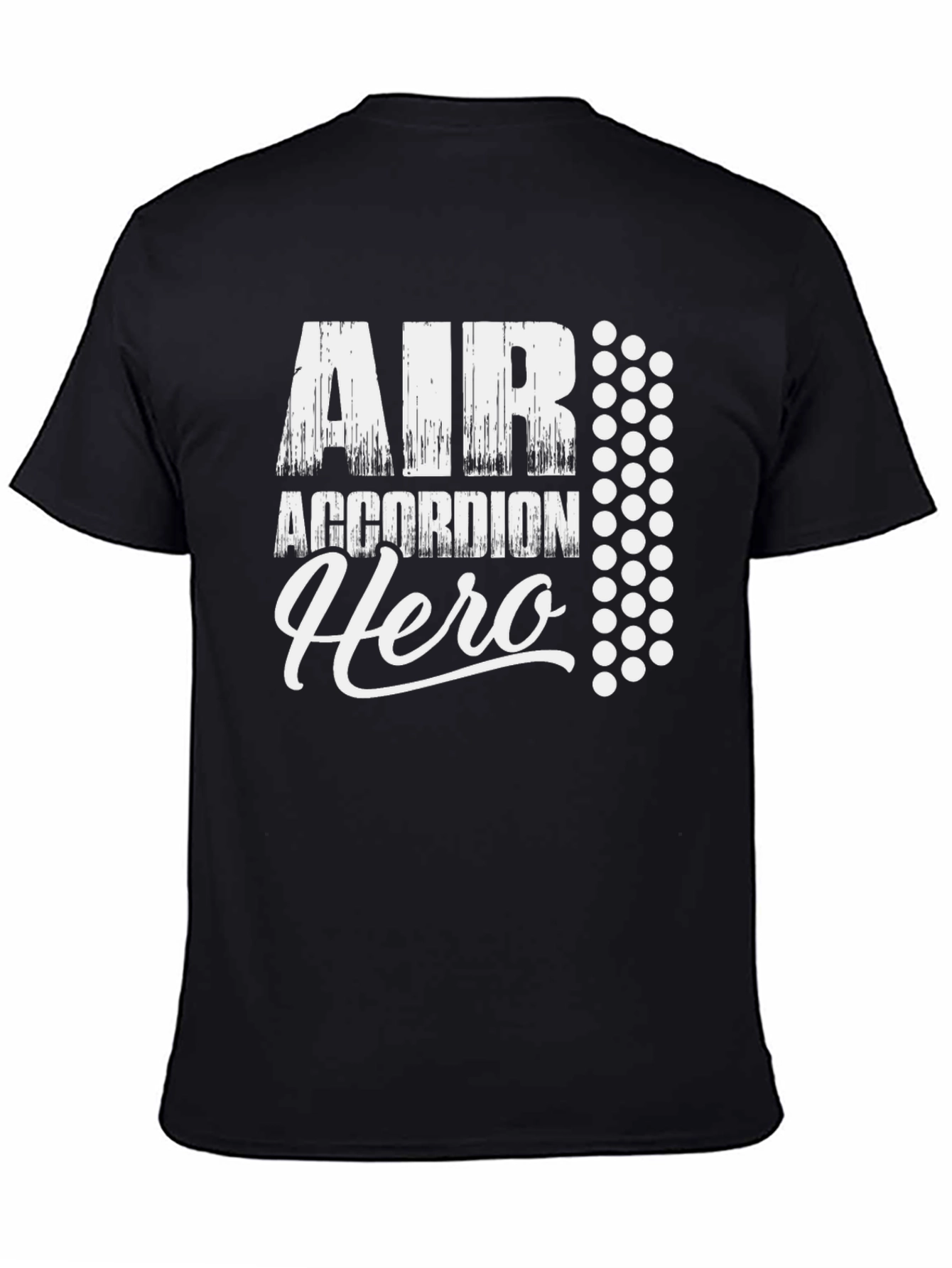 Air Accordion Hero Black T-Shirt