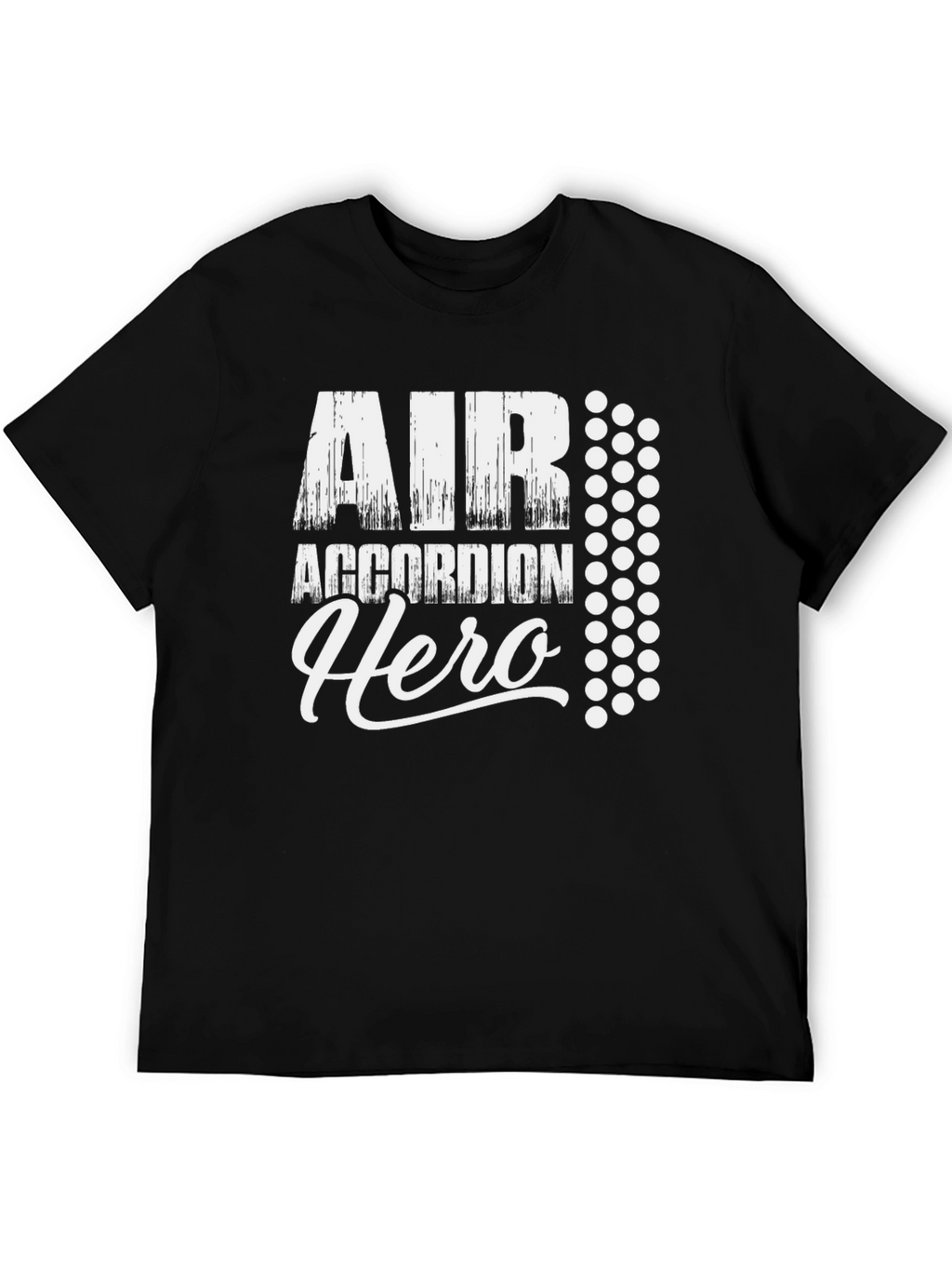 Air Accordion Hero Black T-Shirt