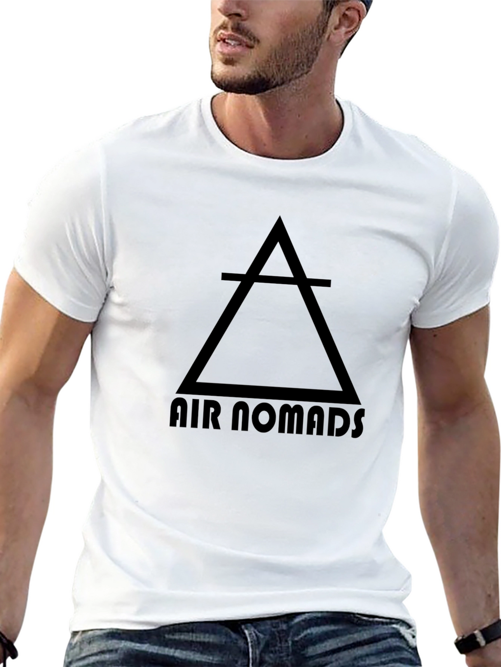 Air Nomads Graphic Tee - Black Cotton Shirt