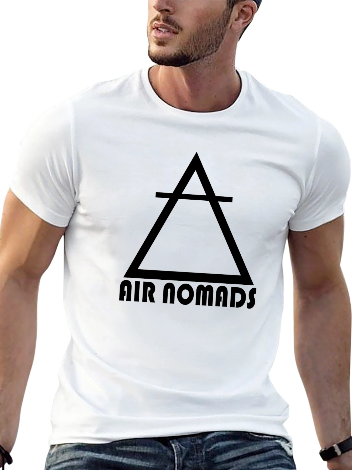 Air Nomads Graphic Tee - Black Cotton Shirt