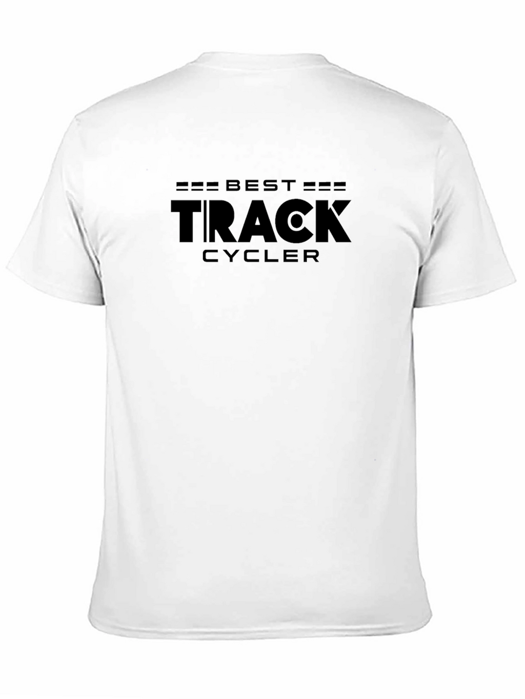 Best Track Cycler Graphic T-Shirt - Black