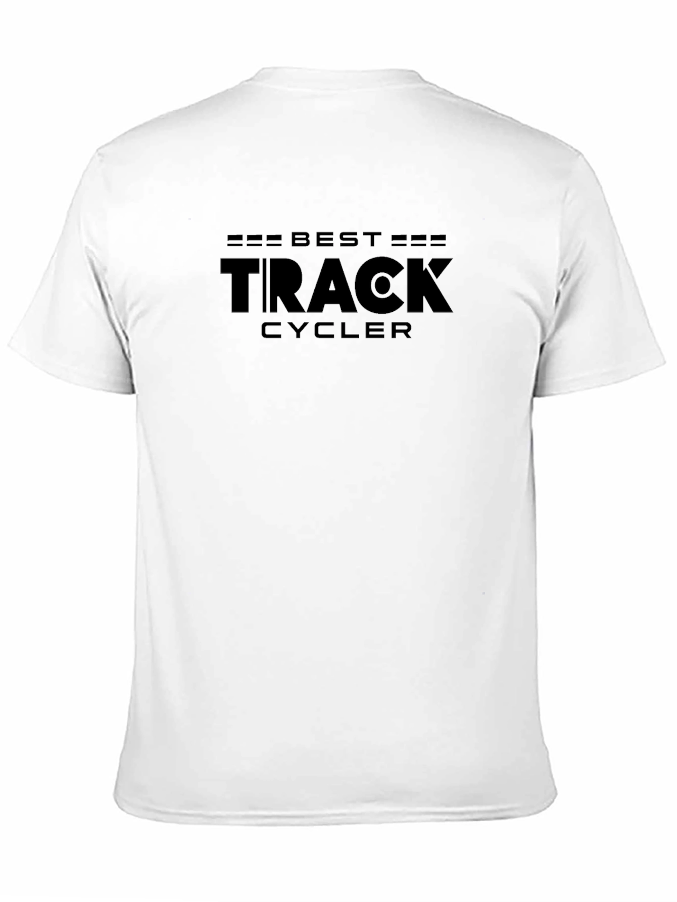 Best Track Cycler Graphic T-Shirt - Black