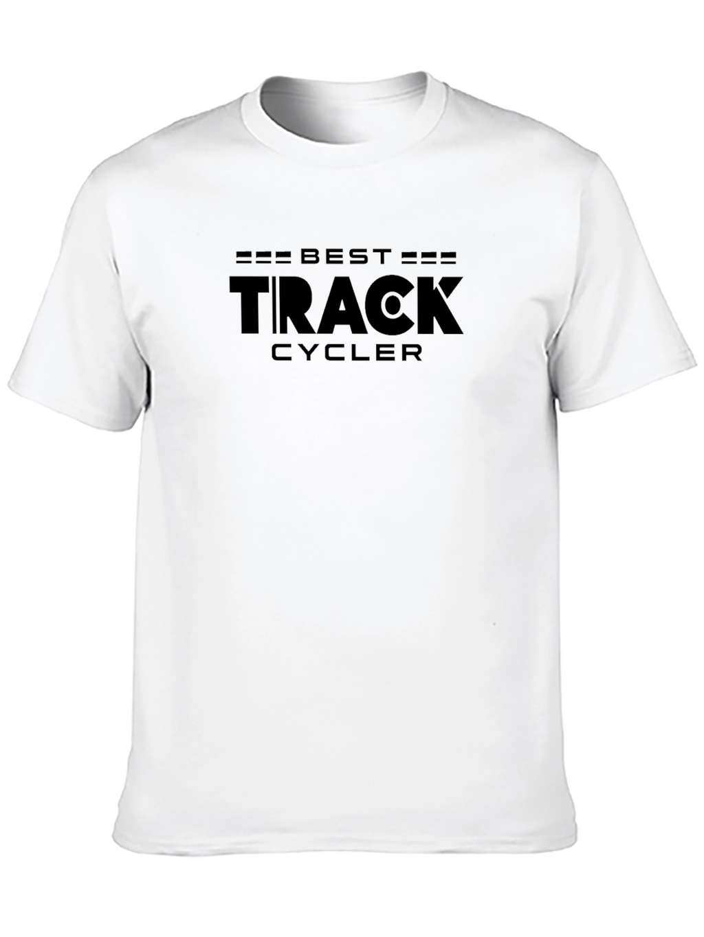 Best Track Cycler Graphic T-Shirt - Black