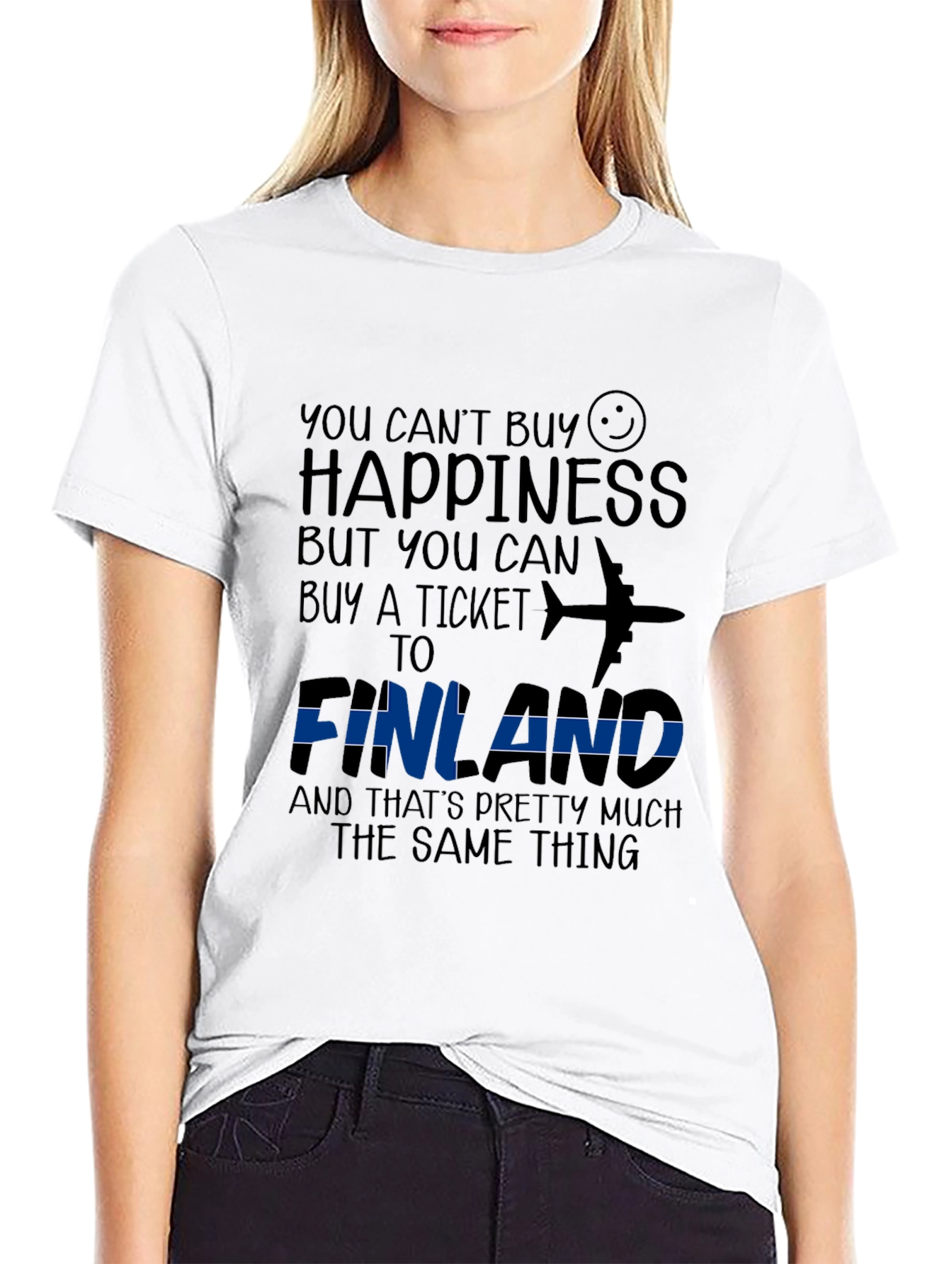 Finland Happiness Graphic Tee