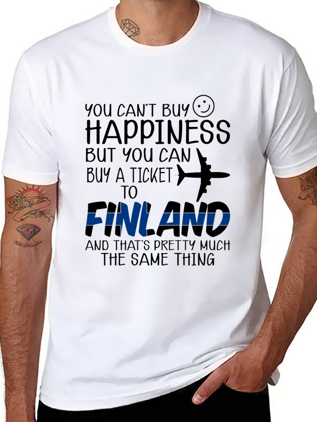Finland Happiness Graphic Tee