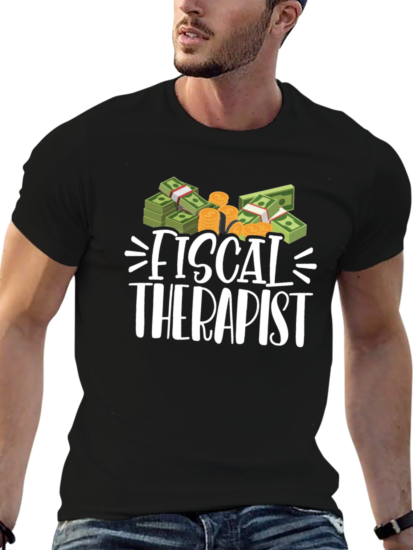 Fiscal Therapist Graphic Tee - Funny Finance T-Shirt