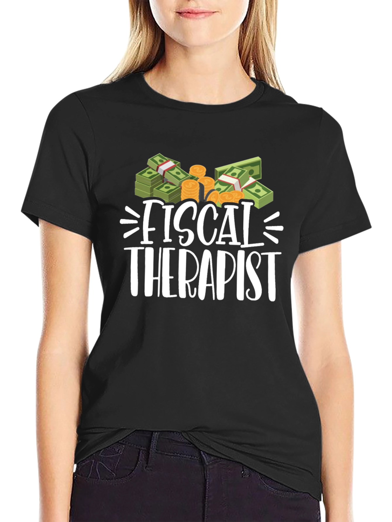 Fiscal Therapist Graphic Tee - Funny Finance T-Shirt