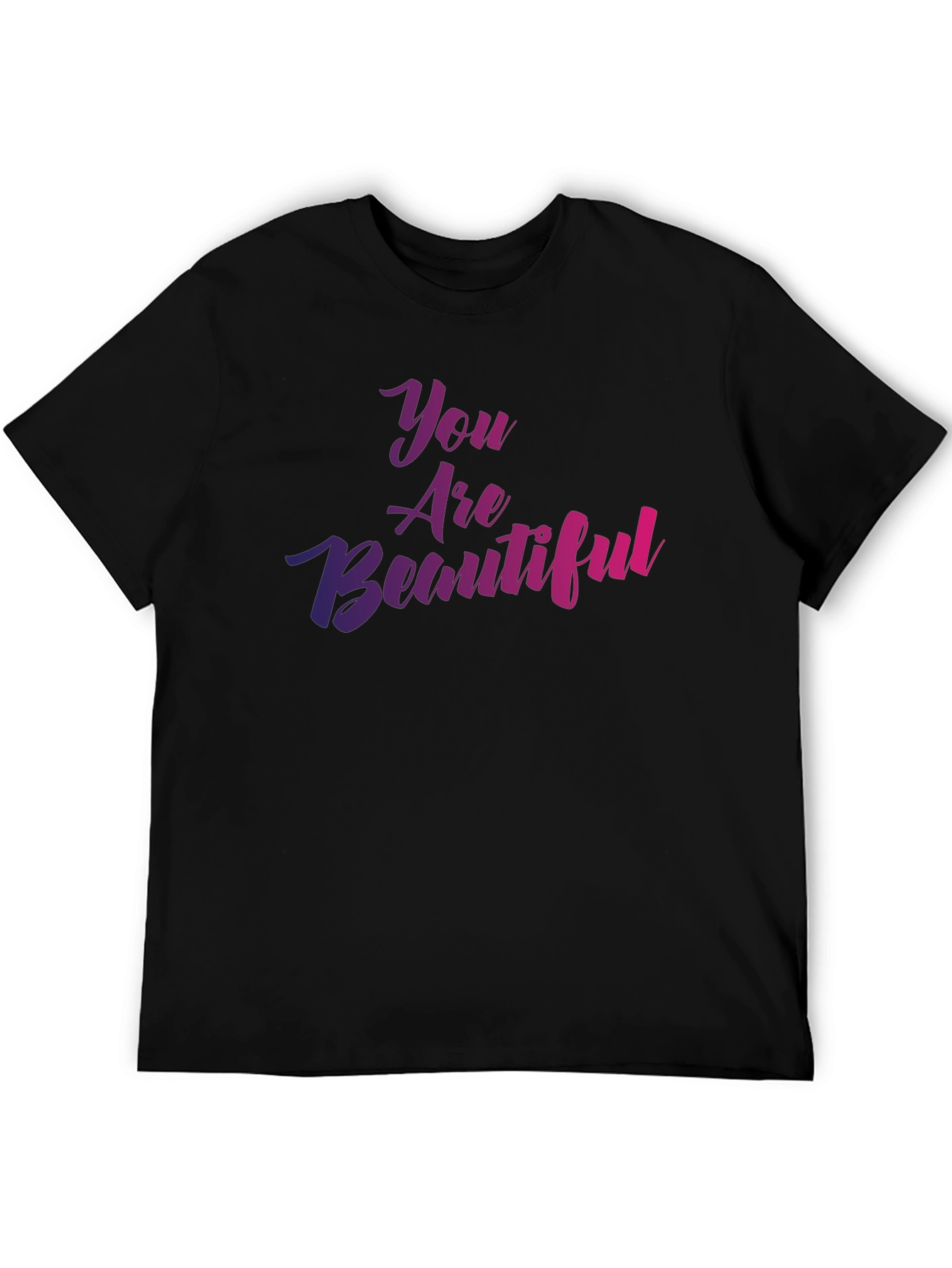 You Are Beautiful Graphic Tee - Trendy Short Sleeve T-Shirt