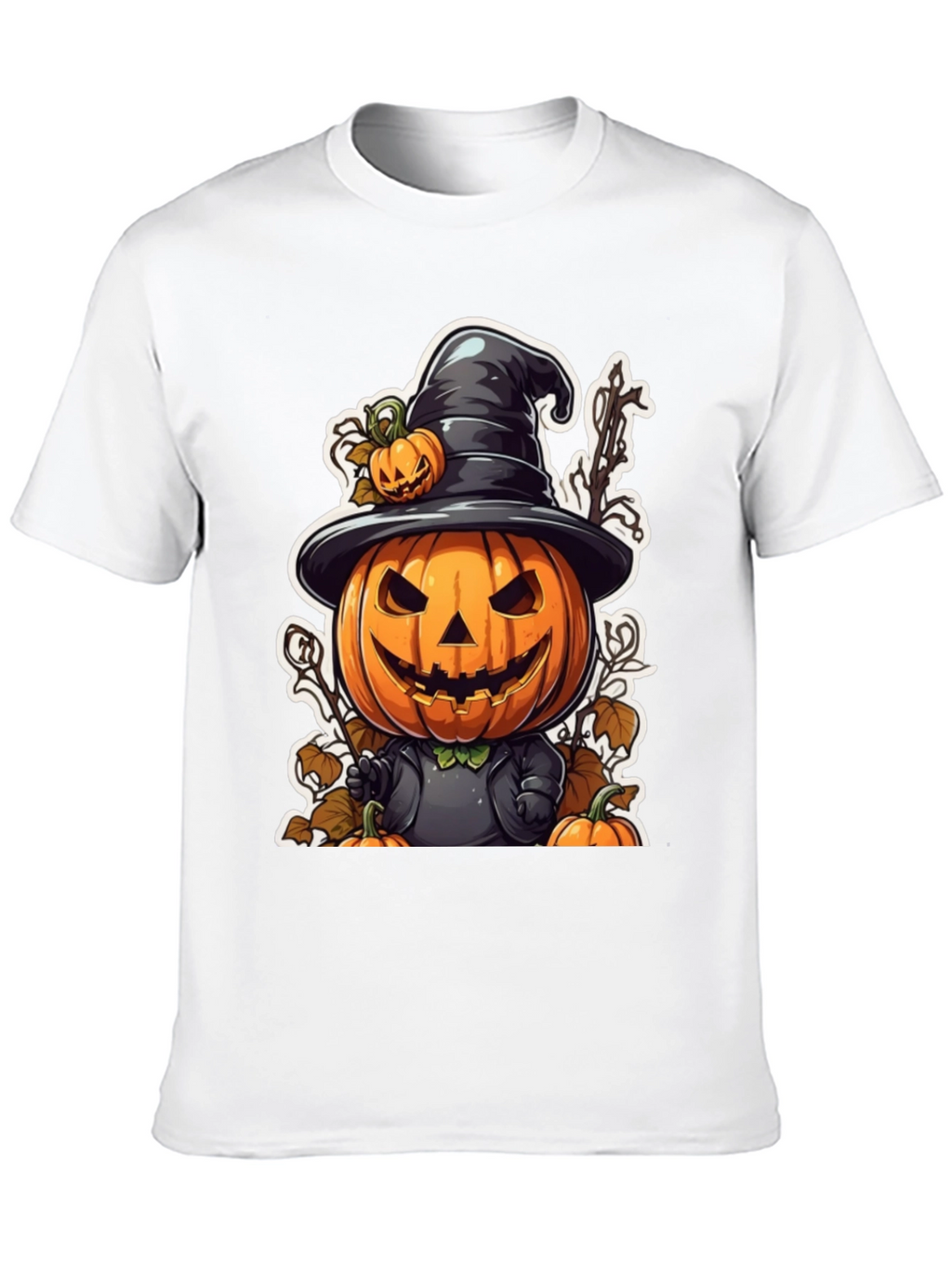 Halloween Pumpkin Cartoon Graphic T-Shirt