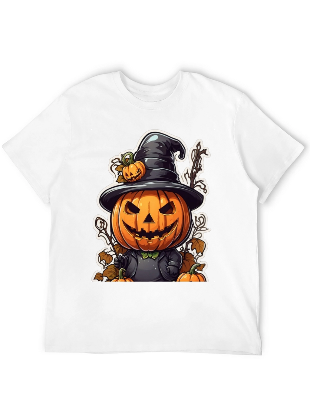 Halloween Pumpkin Cartoon Graphic T-Shirt