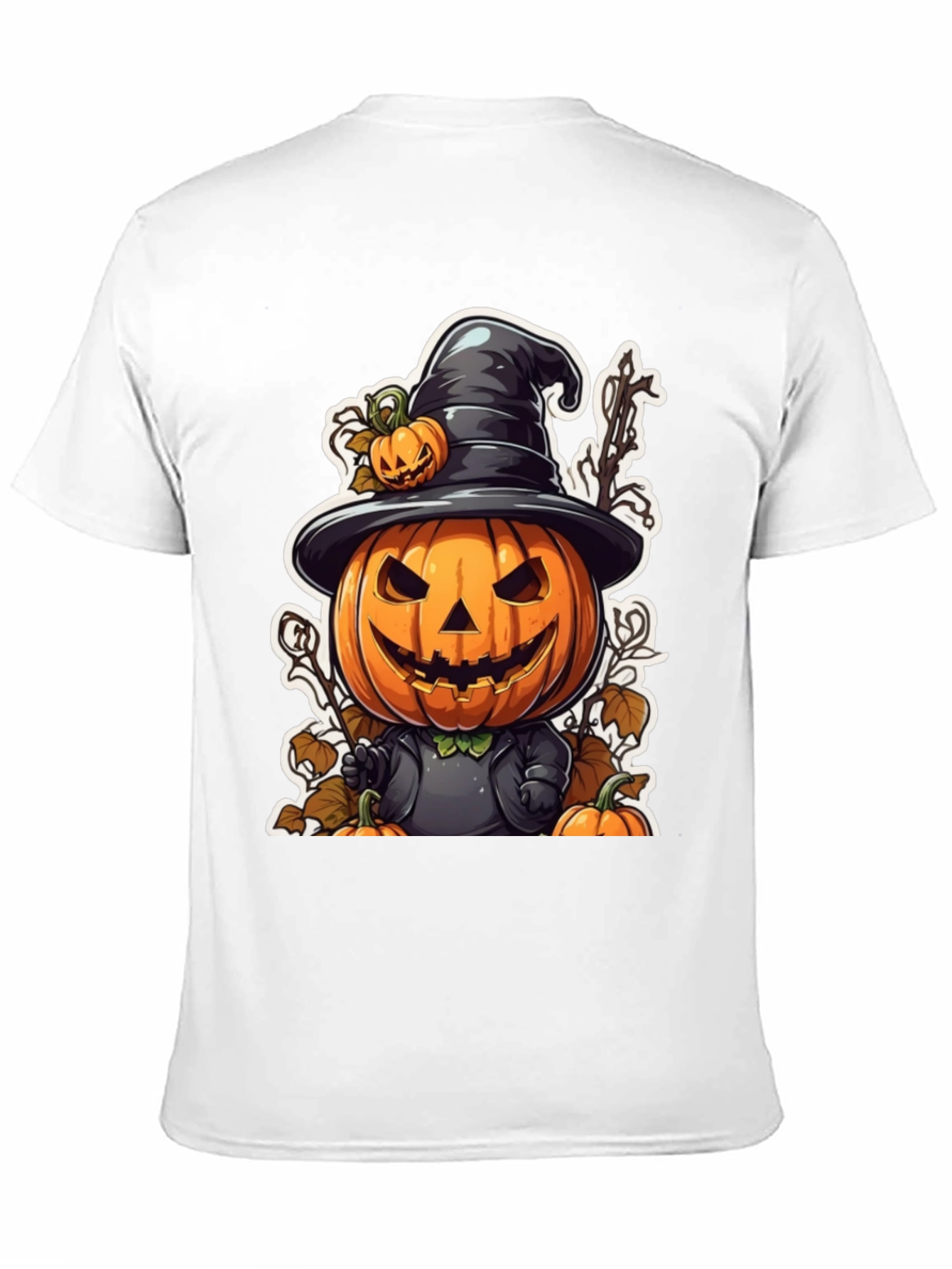 Halloween Pumpkin Cartoon Graphic T-Shirt