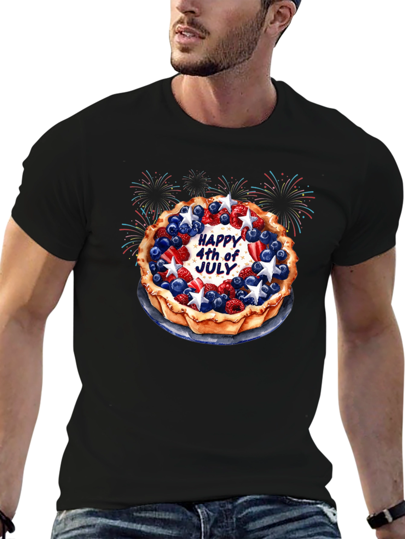 Patriotic Pie T-Shirt - Happy 4th of July