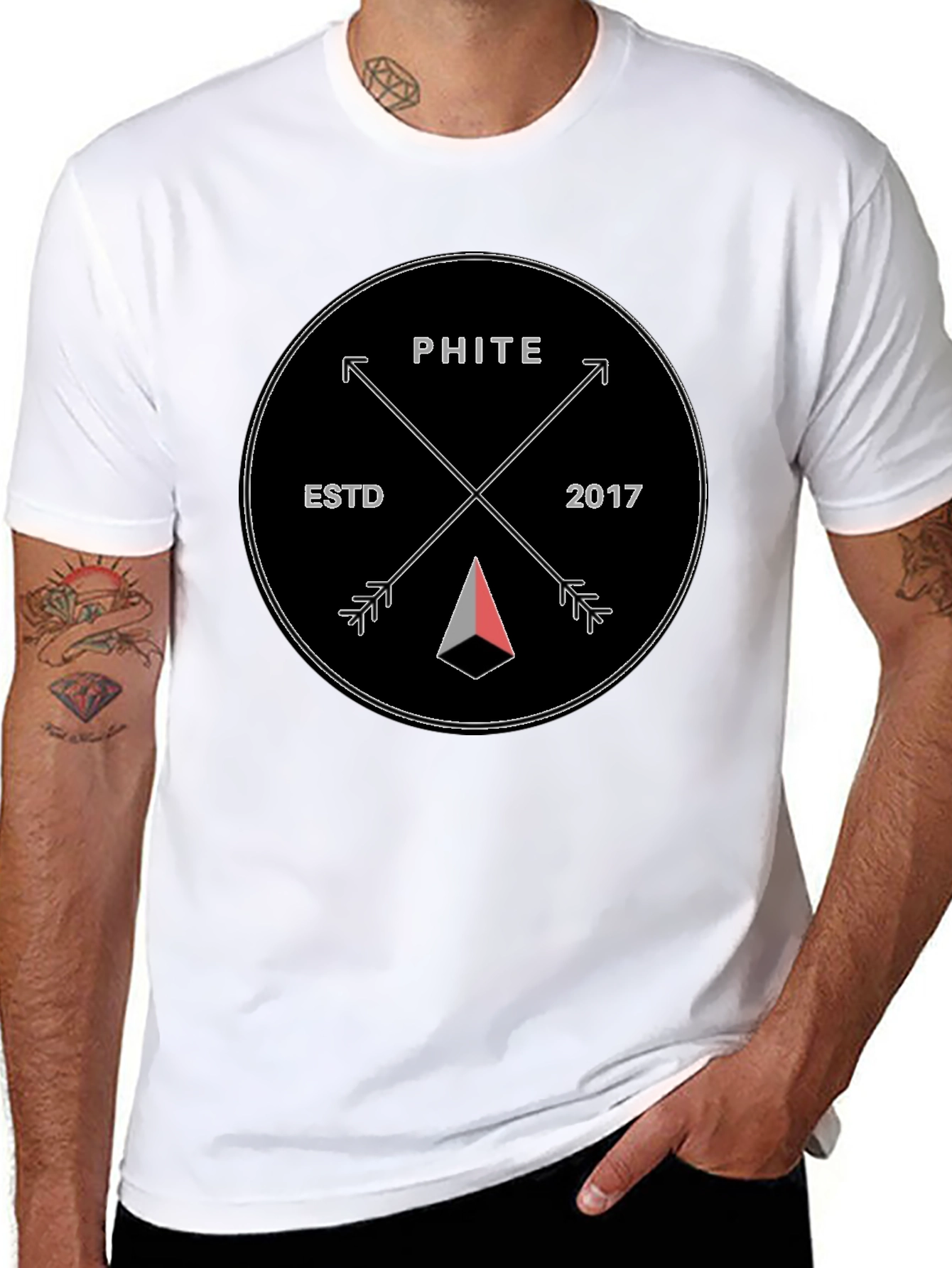 PHITE ESTD 2017 Graphic T-Shirt - Black