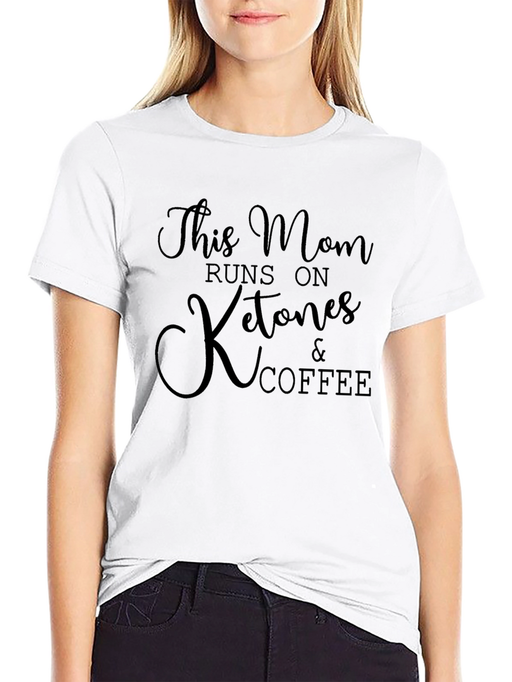This Mom Runs on Ketones & Coffee T-Shirt