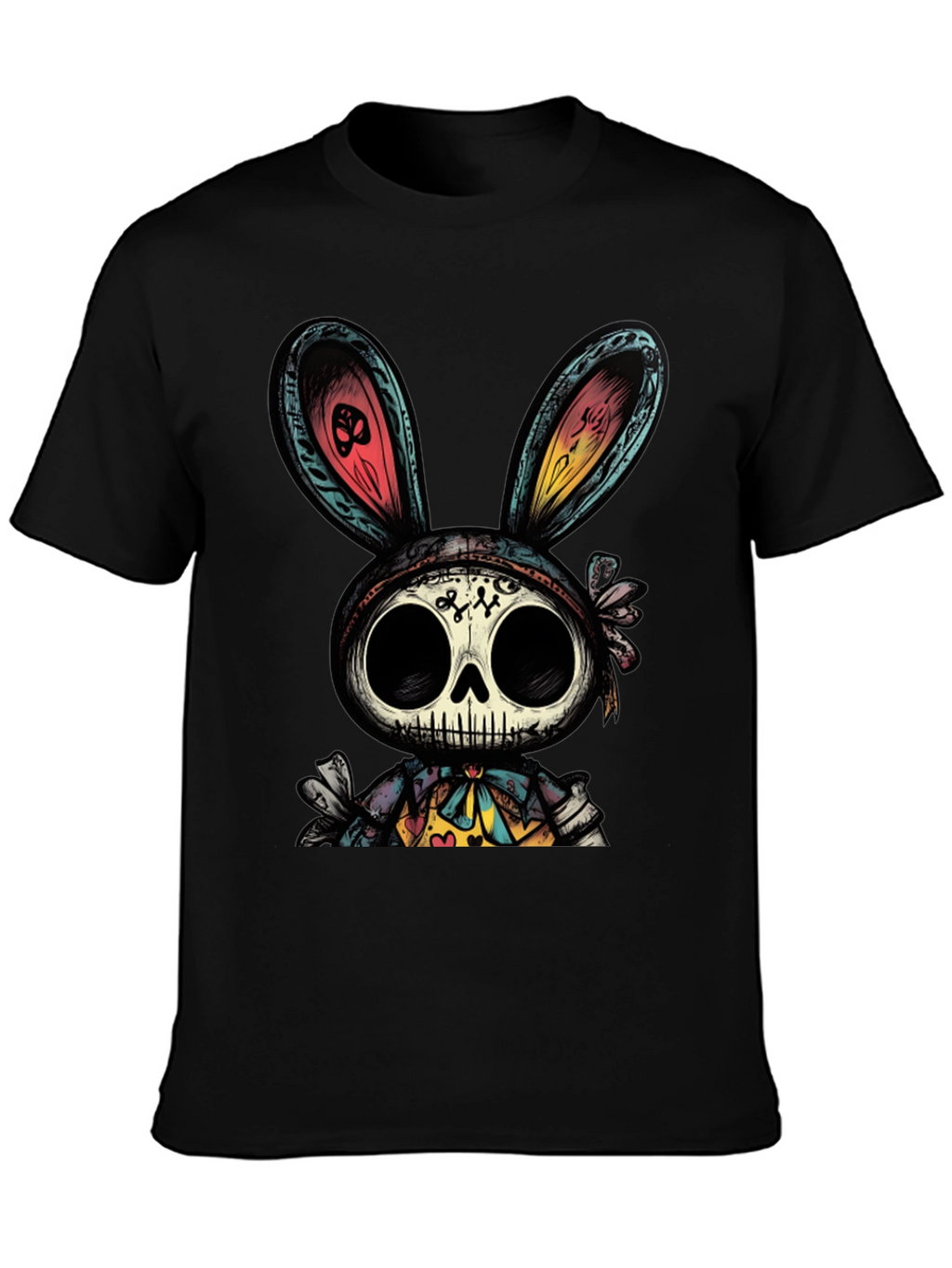 Skull Bunny T-Shirt - Dark Humor Graphic Tee
