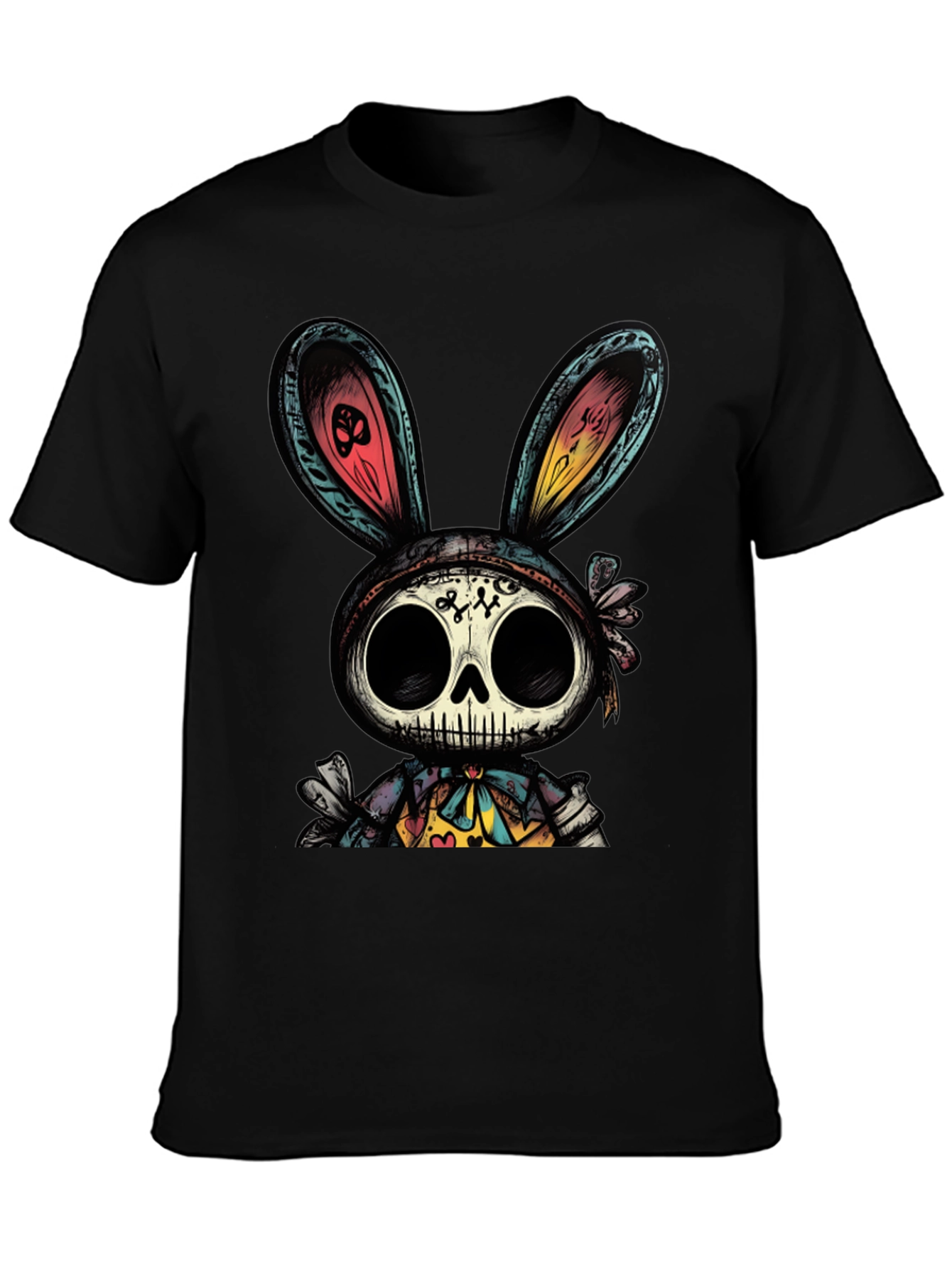 Skull Bunny T-Shirt - Dark Humor Graphic Tee