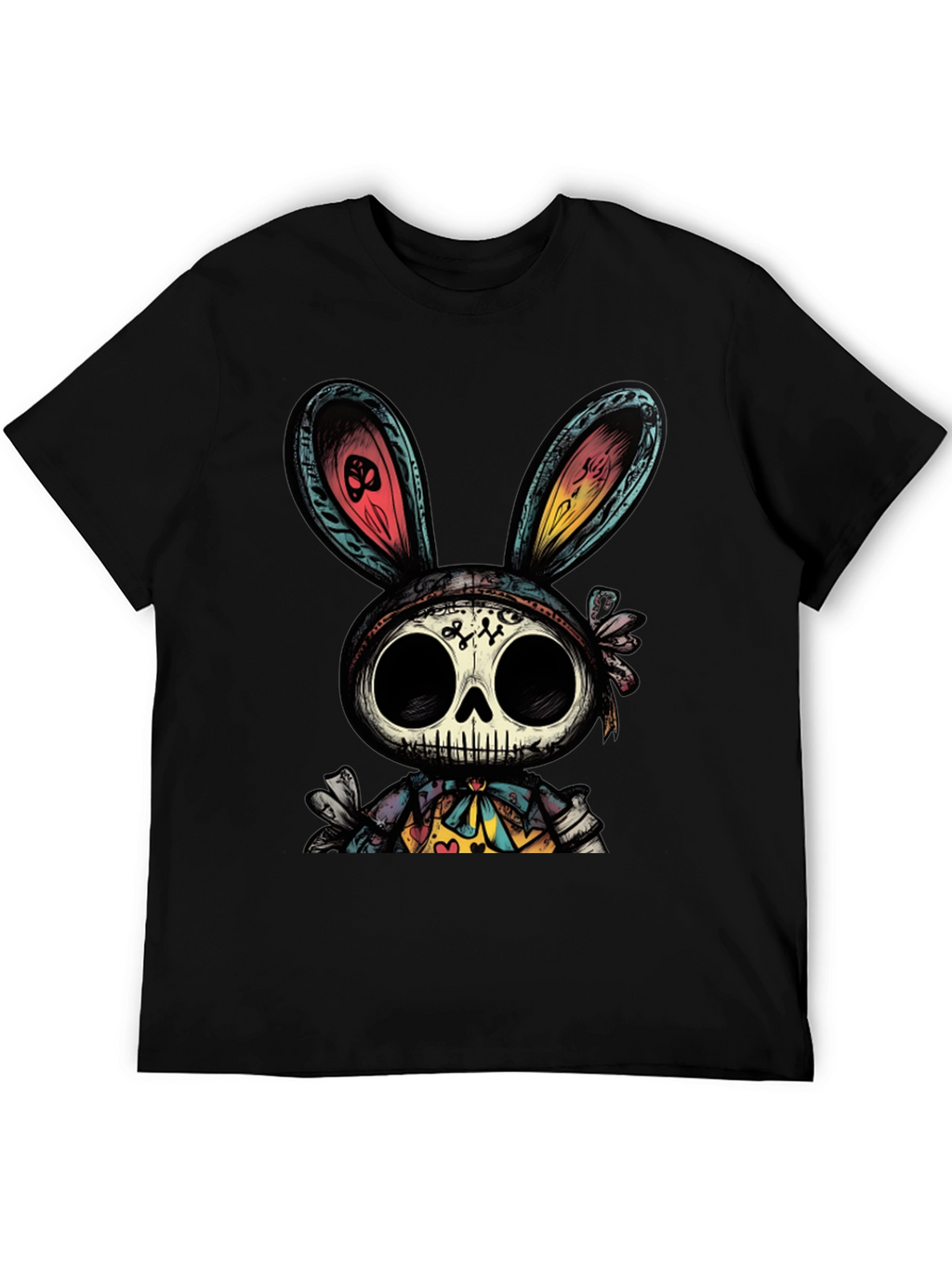 Skull Bunny T-Shirt - Dark Humor Graphic Tee