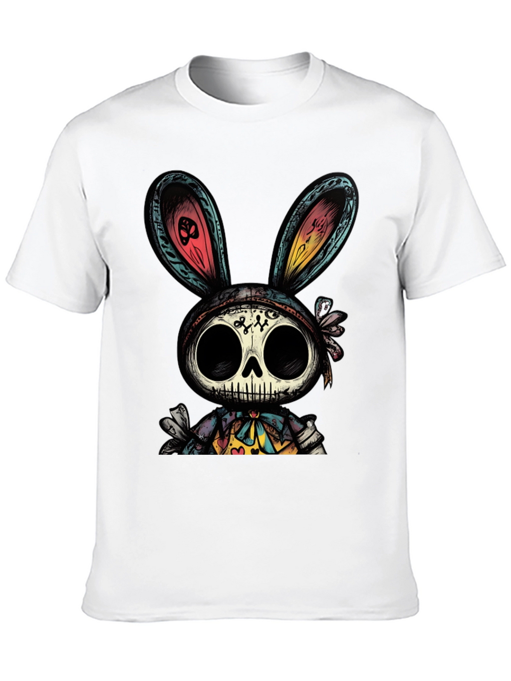 Skull Bunny T-Shirt - Dark Humor Graphic Tee