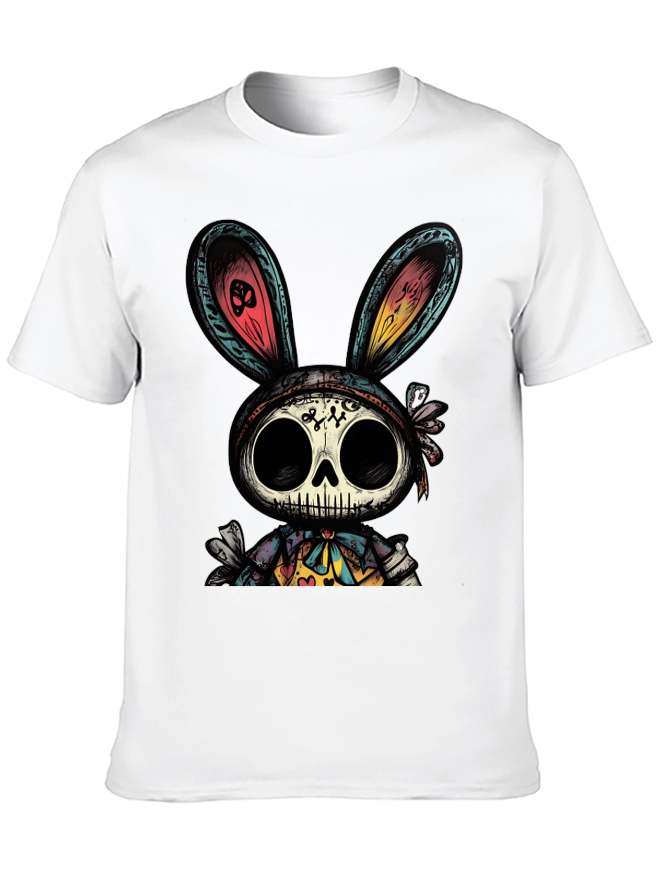 Skull Bunny T-Shirt - Dark Humor Graphic Tee