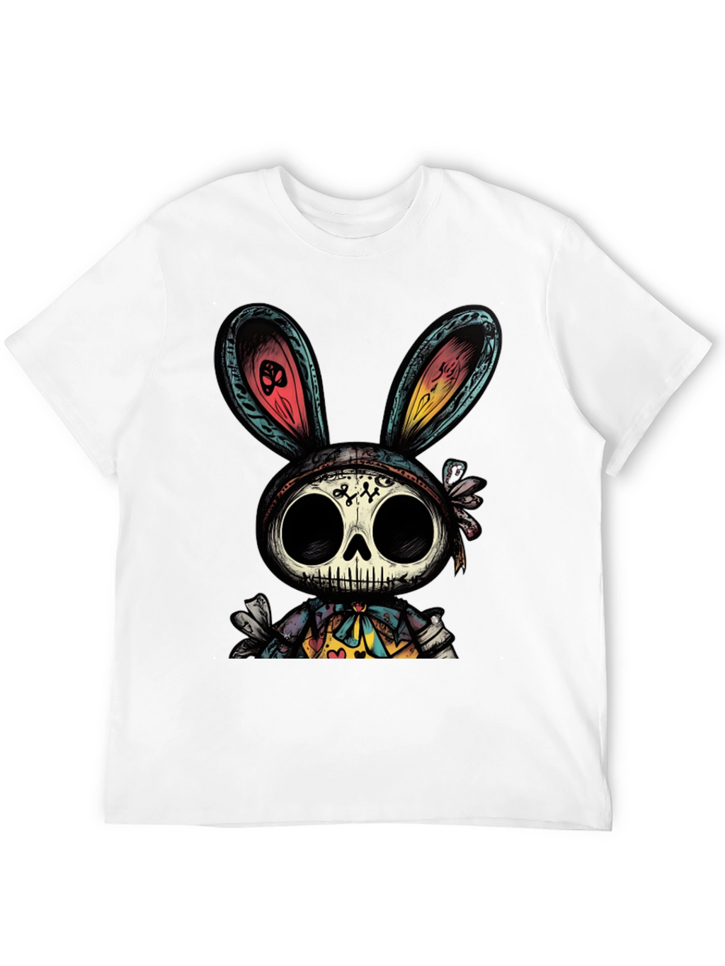 Skull Bunny T-Shirt - Dark Humor Graphic Tee