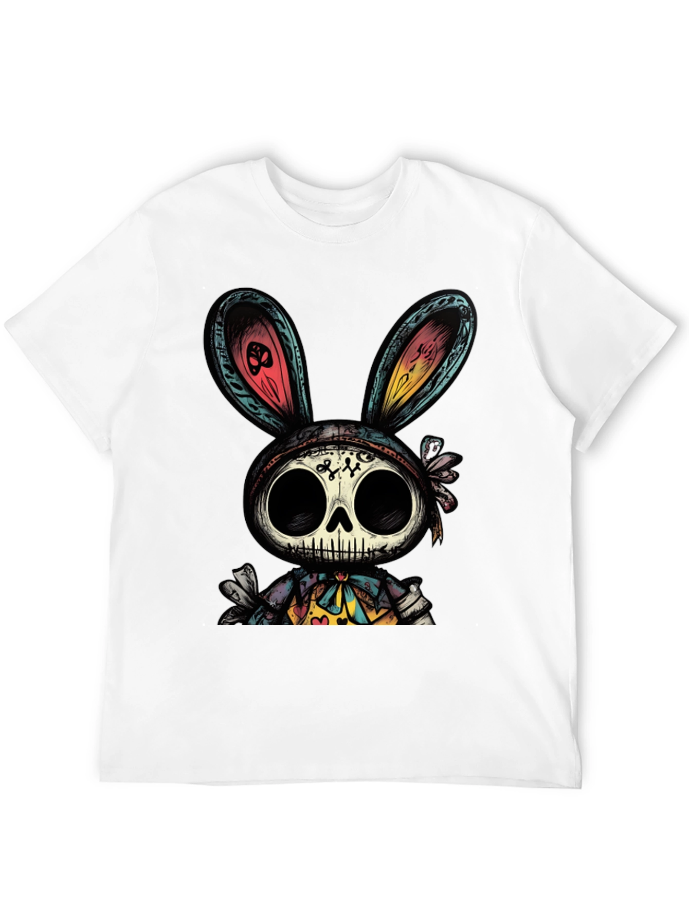 Skull Bunny T-Shirt - Dark Humor Graphic Tee