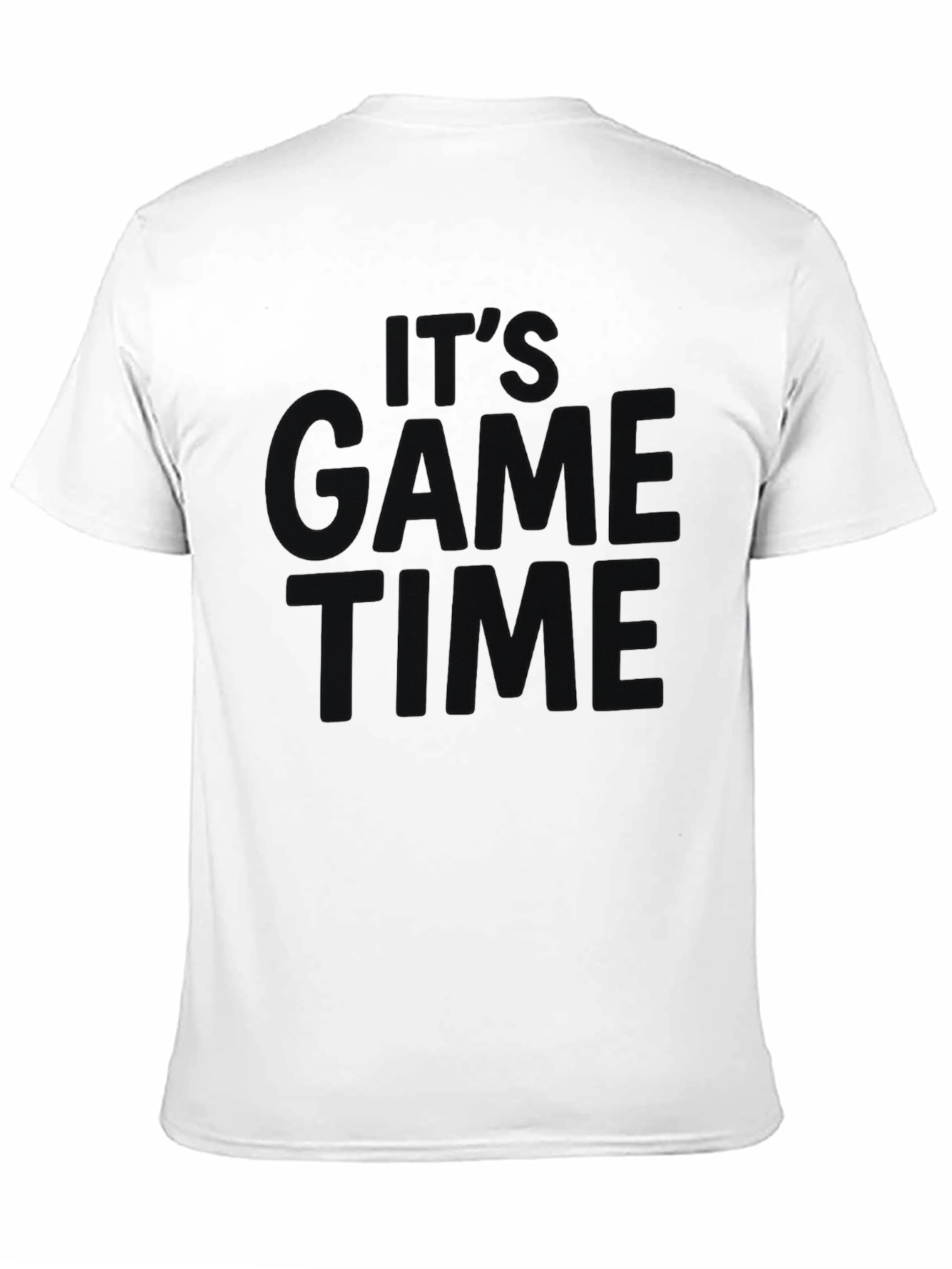 Its Game Time Black Graphic Tee