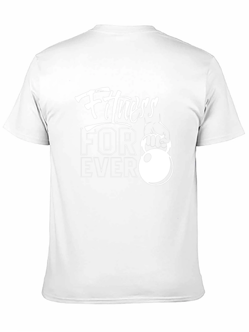 Fitness Forever Black Graphic T-Shirt