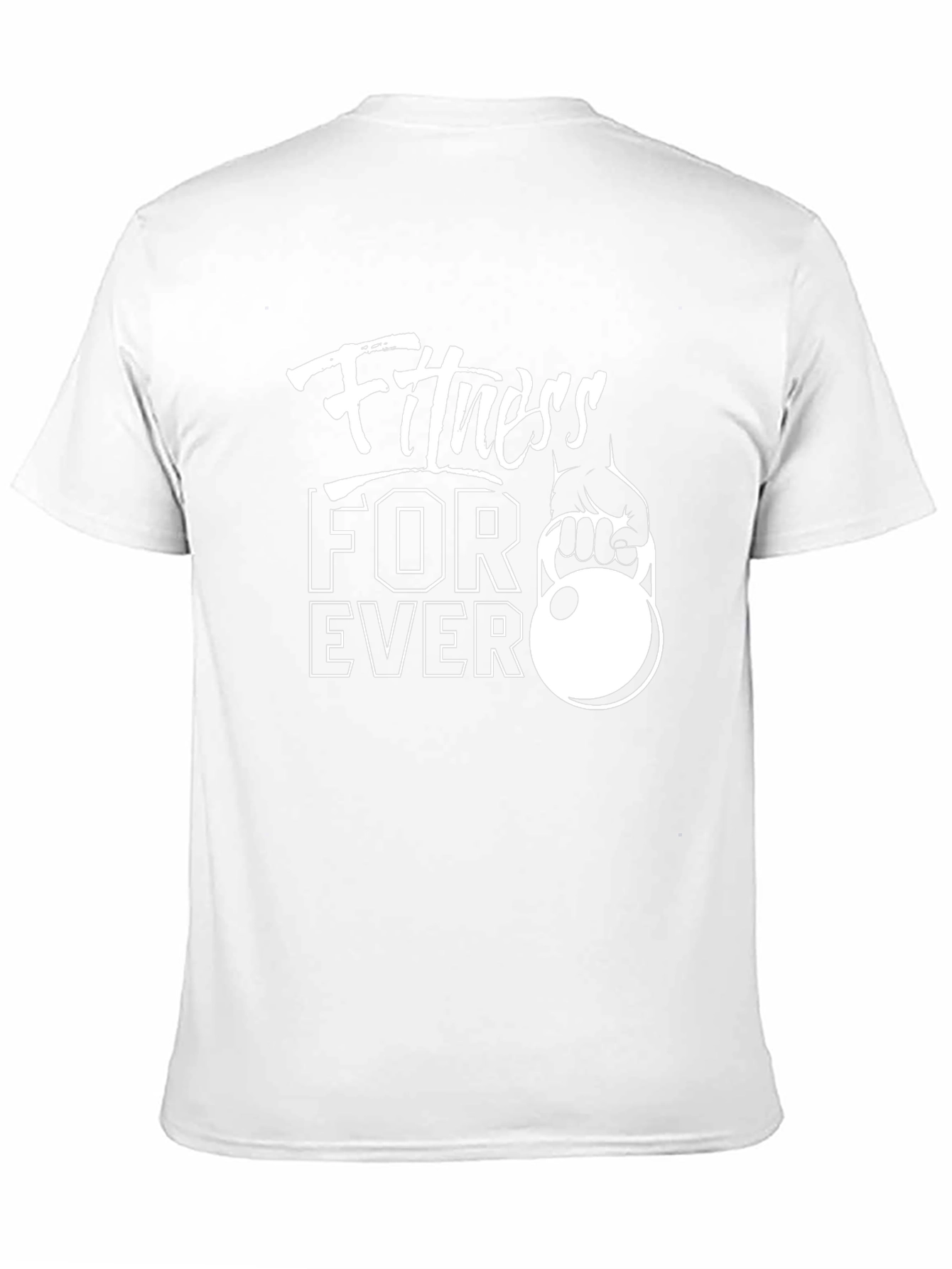 Fitness Forever Black Graphic T-Shirt